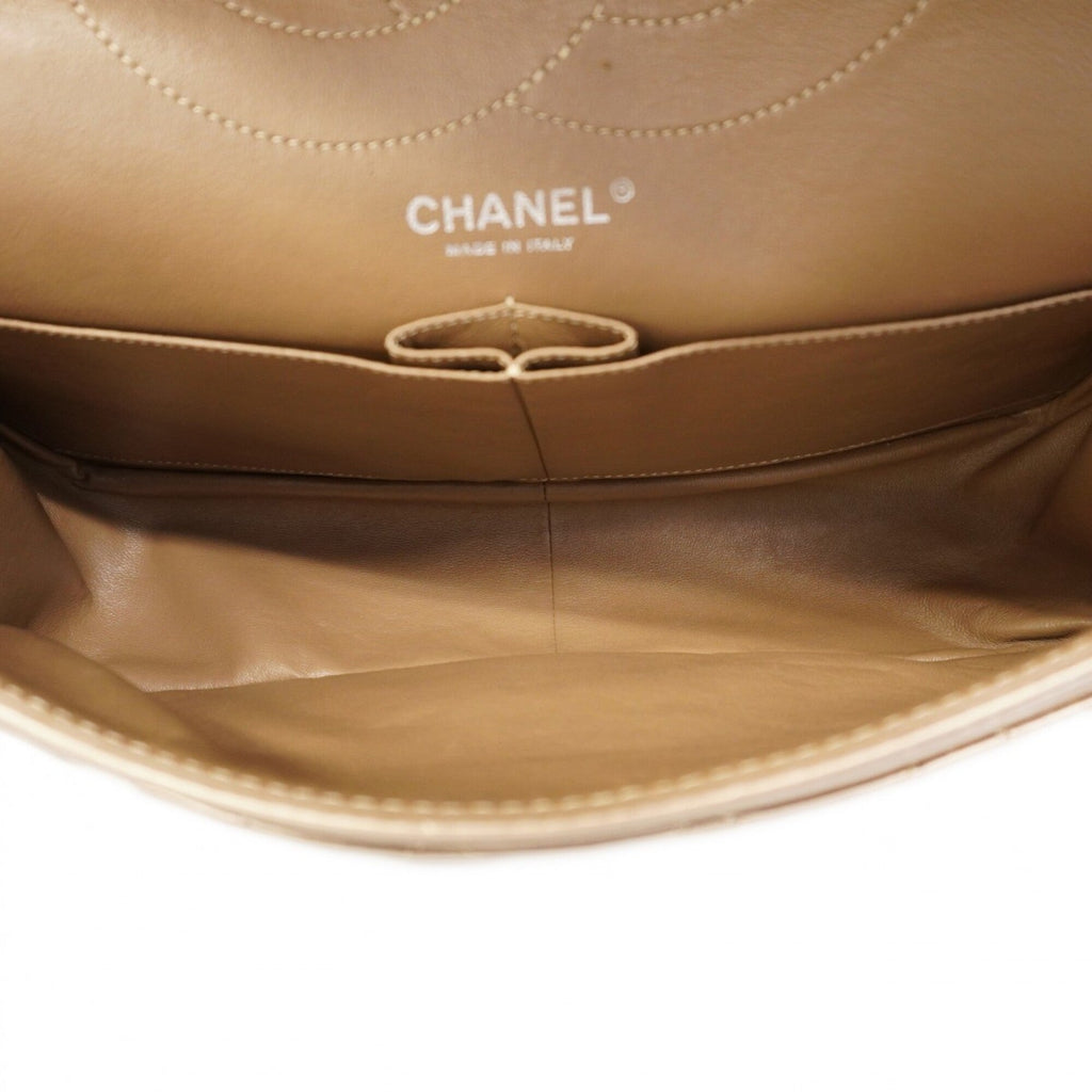Chanel Bronze Leather Shoulder Bag