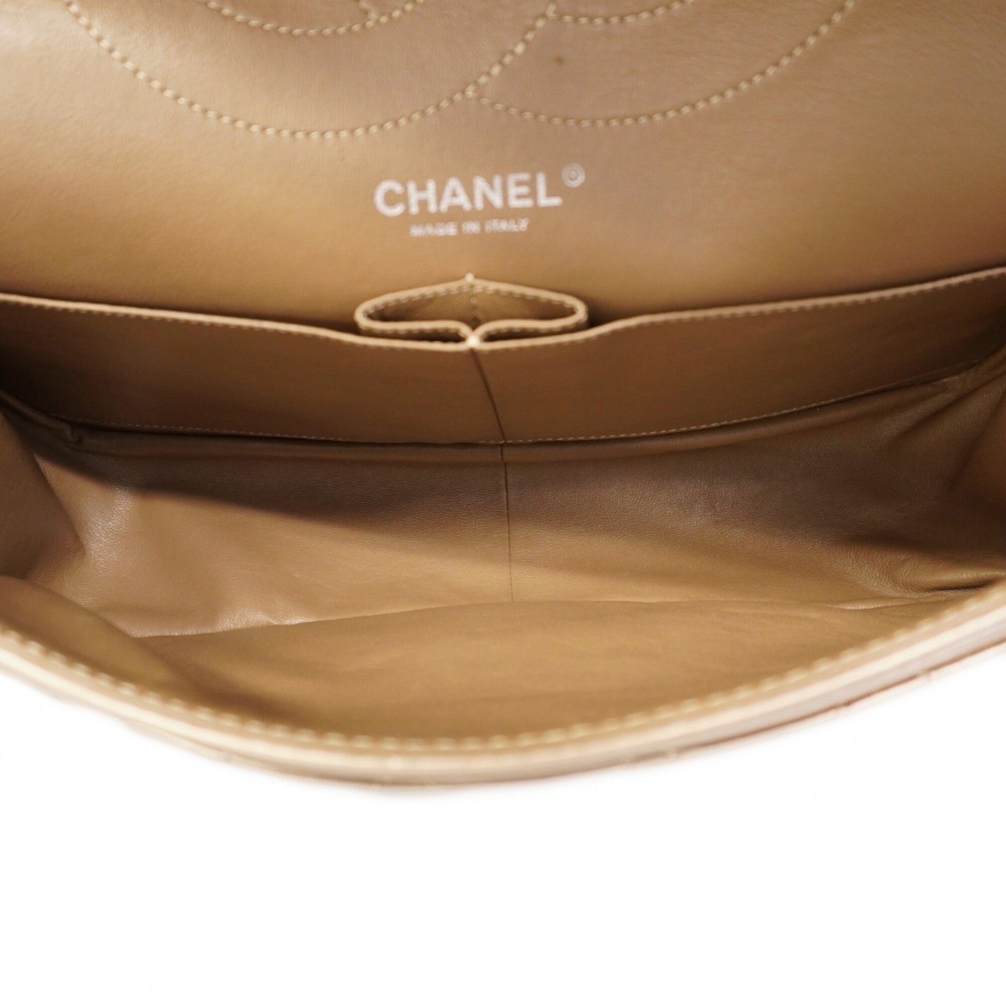 Chanel Bronze Leather Shoulder Bag