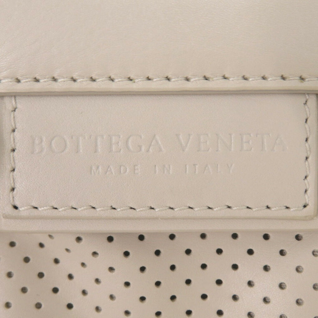 Bottega Veneta Ivory Leather Shoulder Bag