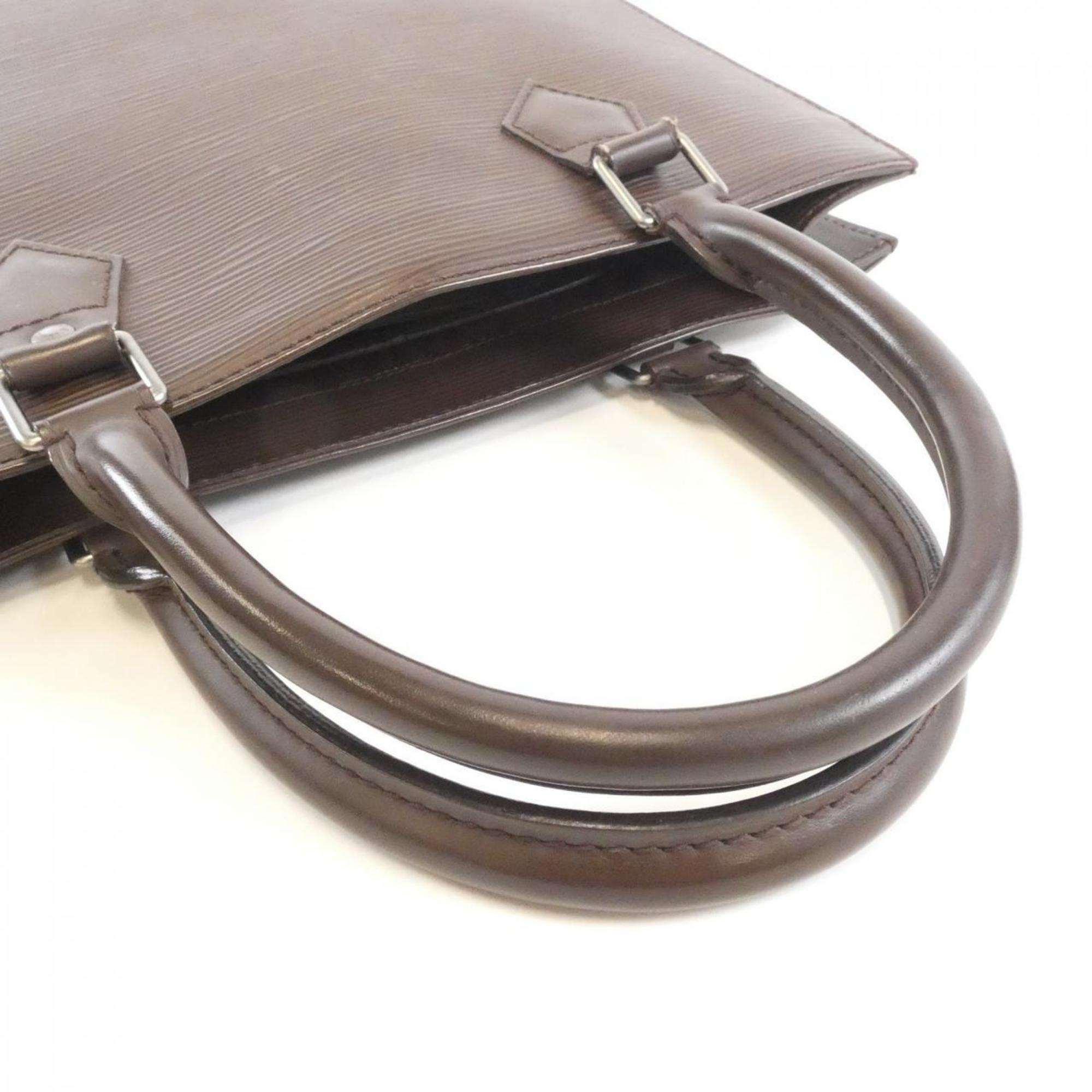 Louis Vuitton Mocha Leather Handbag