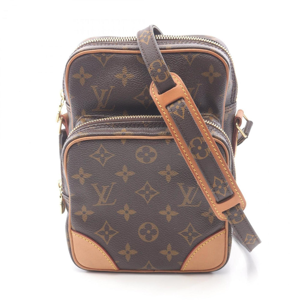 Louis Vuitton Brown Coated Canvas Pvc Leather Shoulder Bag