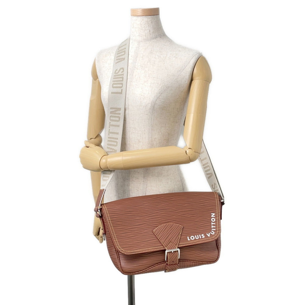 Louis Vuitton Brown Epi Leather Leather Shoulder Bag