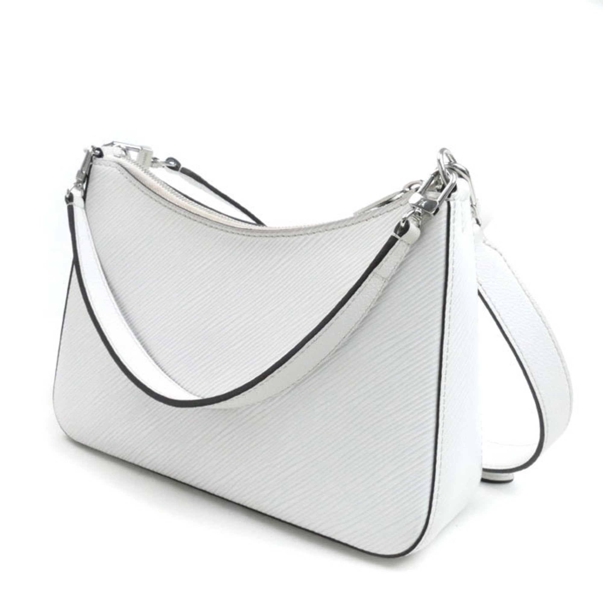 Louis Vuitton White Epi Leather Shoulder Bag
