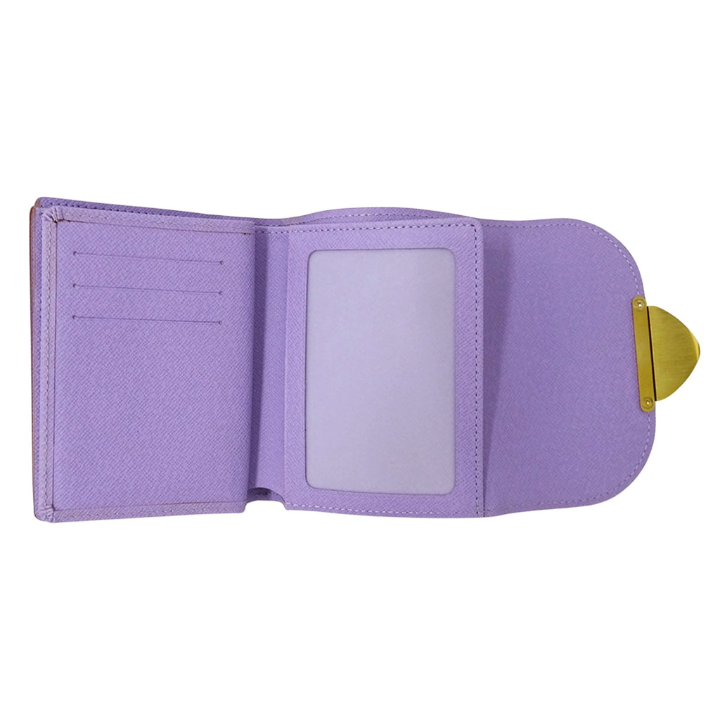 Louis Vuitton Black Multi-Color Noir Purple Violet Monogram Multicolore Wallet