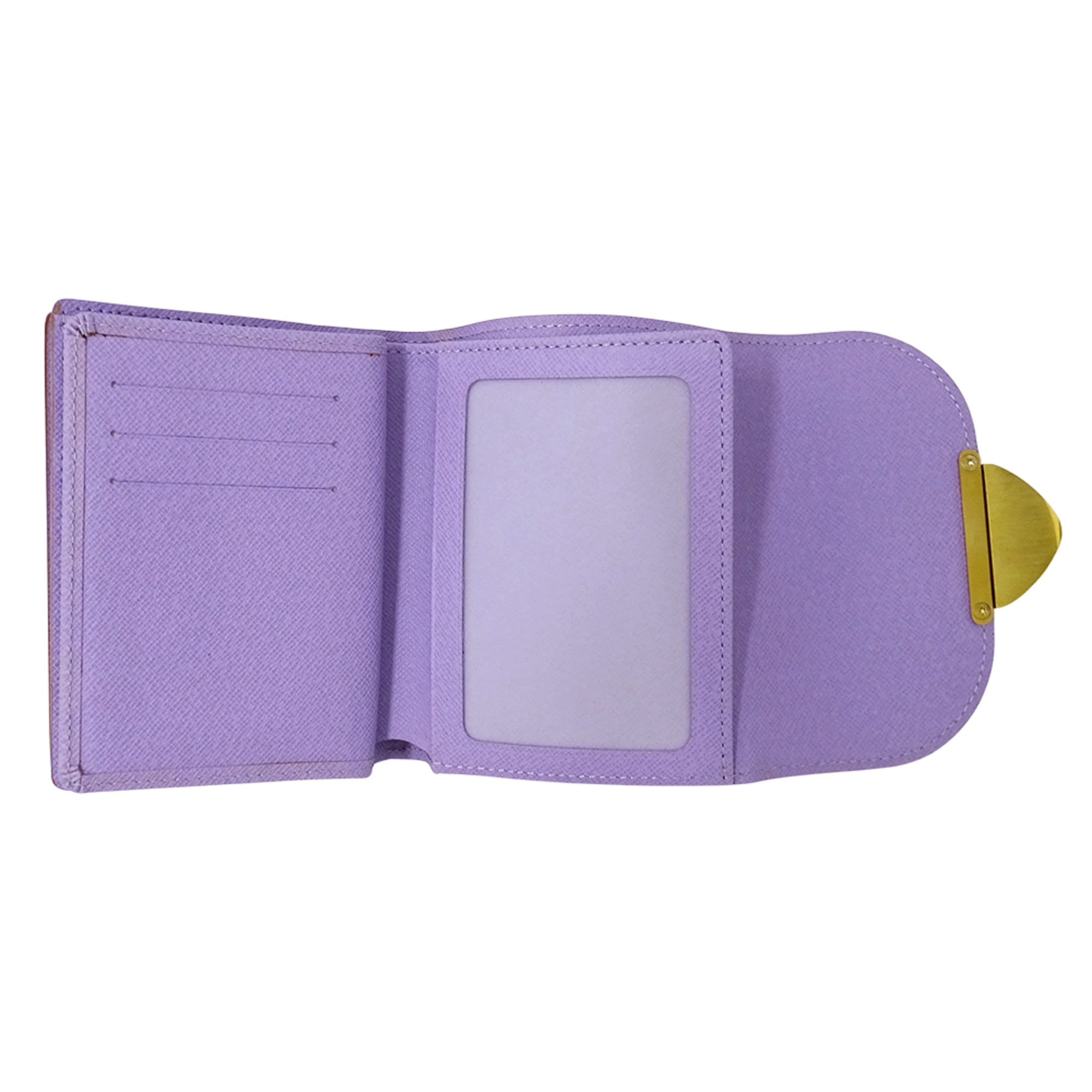 Louis Vuitton Black Multi-Color Noir Purple Violet Monogram Multicolore Wallet