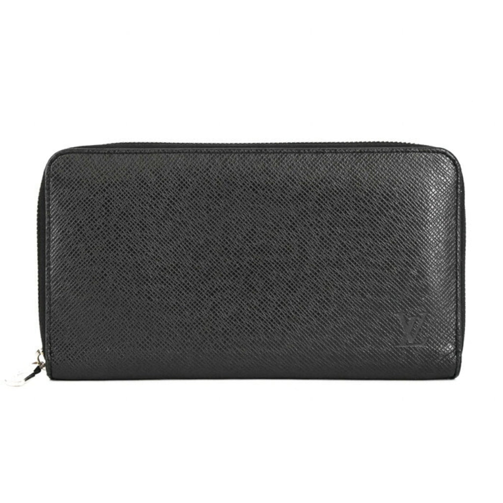 Louis Vuitton Black Taiga Leather Wallet (Tri-Fold)