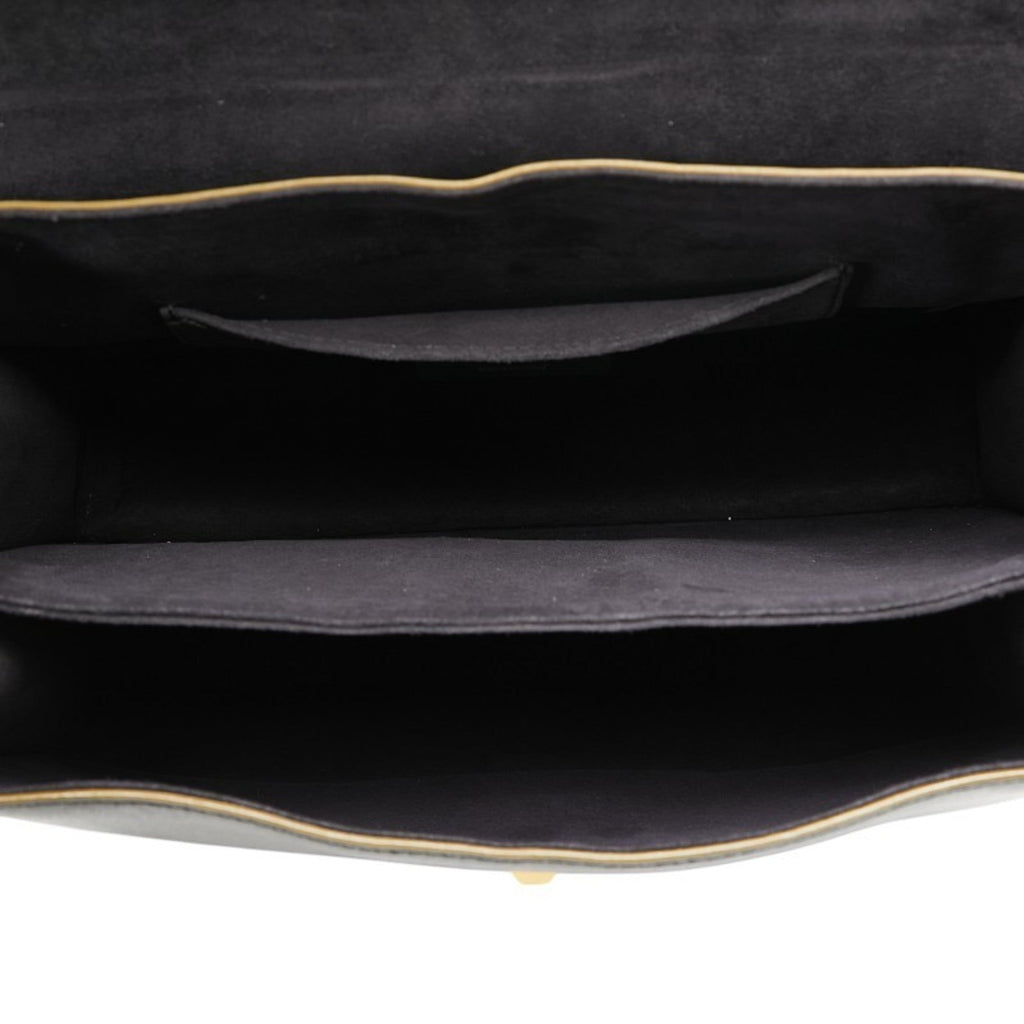 Fendi Black Leather Handbag Shoulder Bag