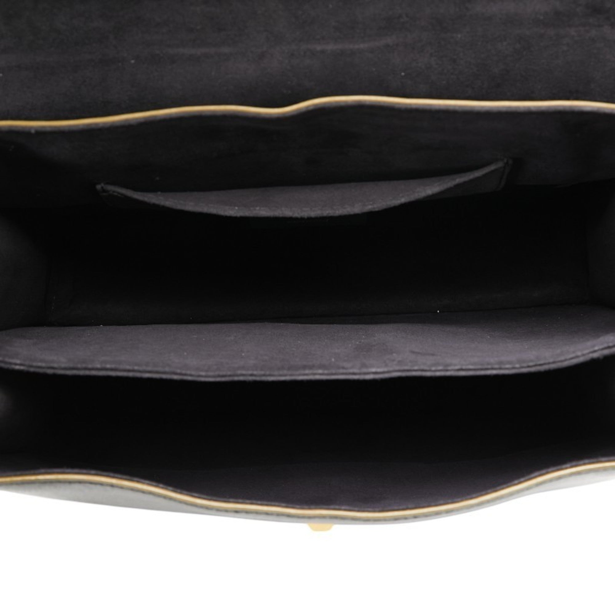 Fendi Black Leather Handbag Shoulder Bag