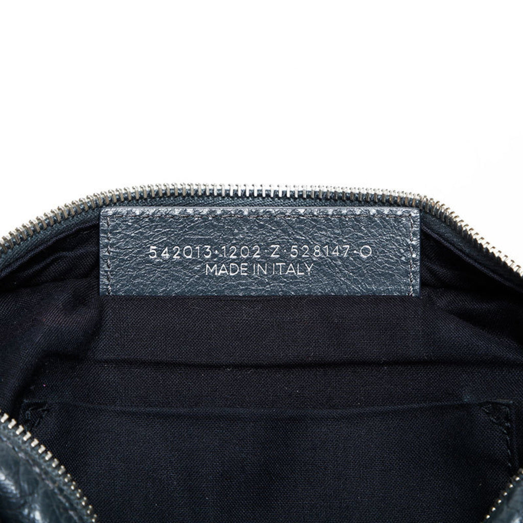 Balenciaga Gray Leather Fanny Pack