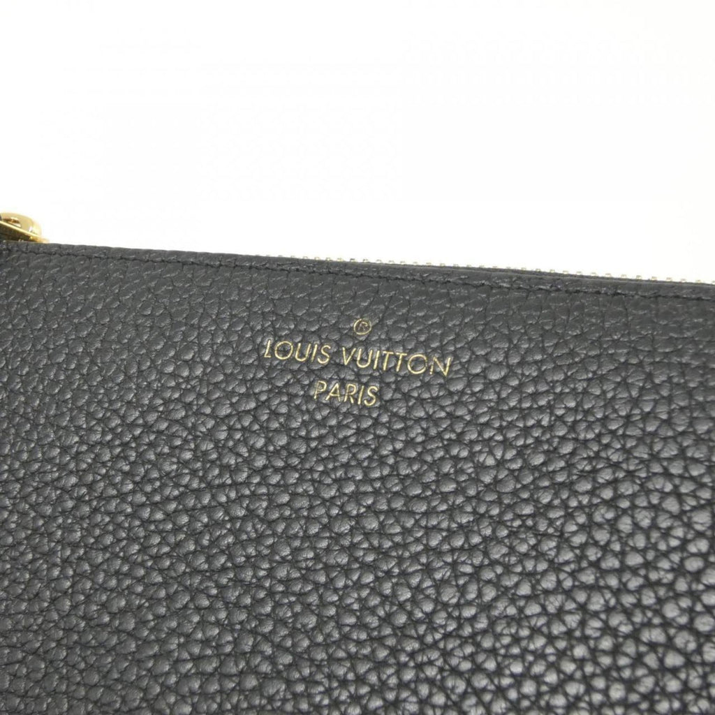 Louis Vuitton Black Leather Long Wallet