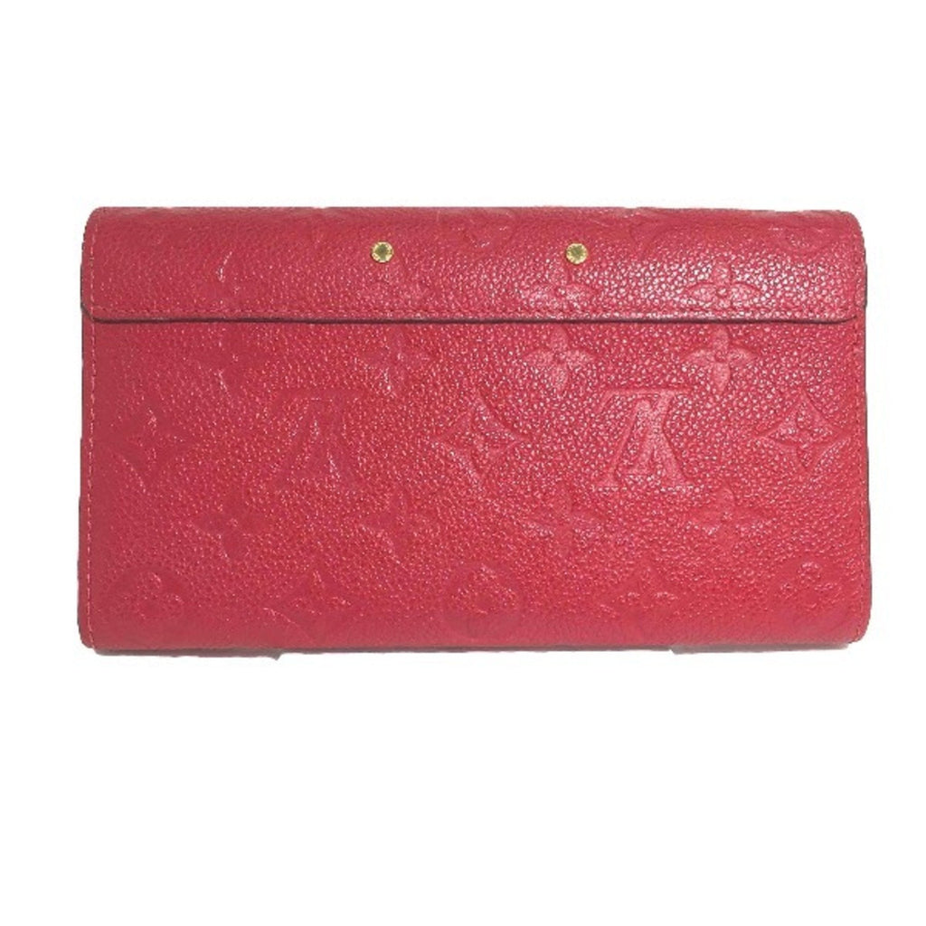 Louis Vuitton Red Color Monogram Long Wallet