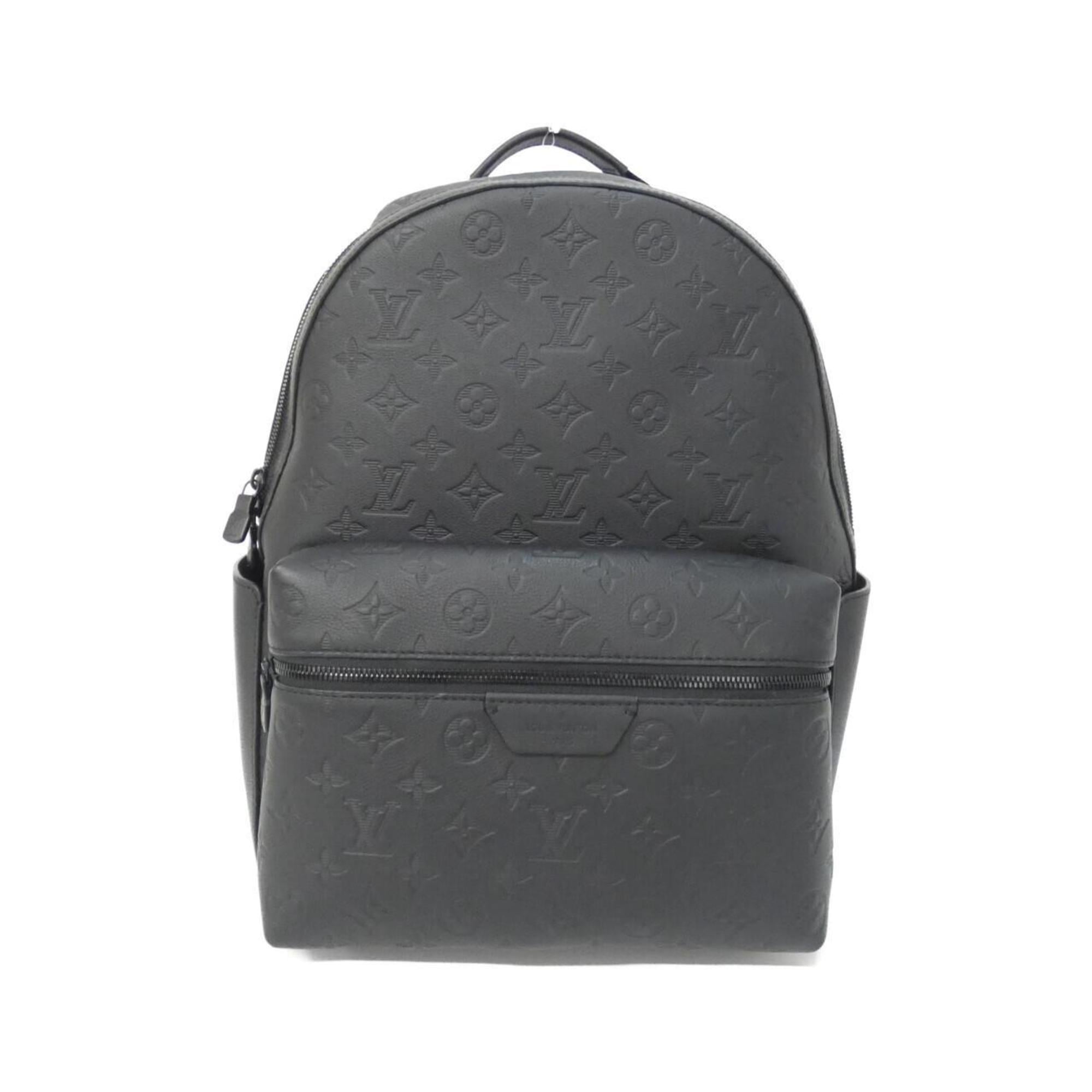 Louis Vuitton Black Leather Backpack