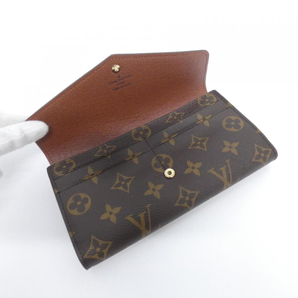 Louis Vuitton Brown Coated Canvas Long Wallet