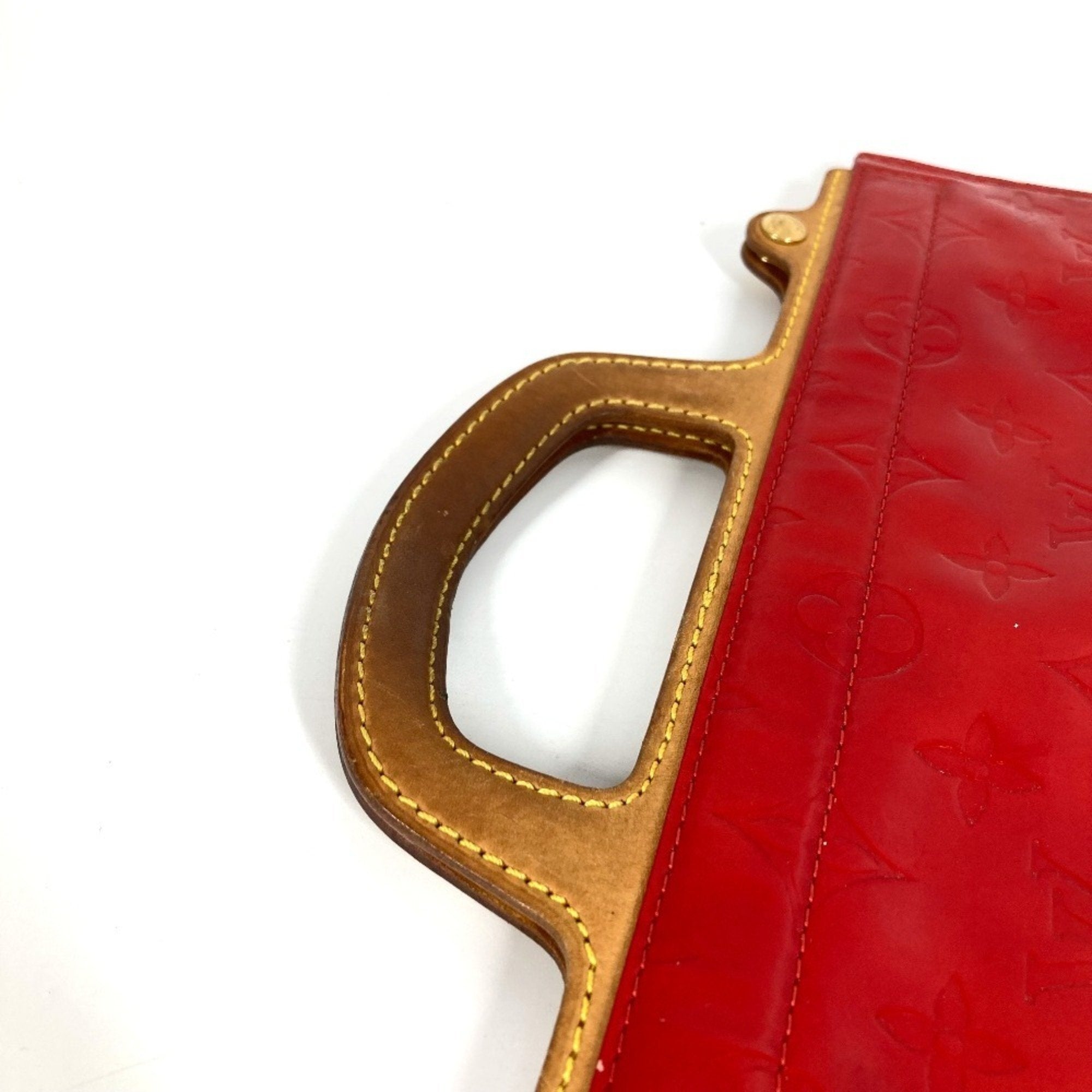Louis Vuitton Galle Red Color Monogram Vernis Handbag