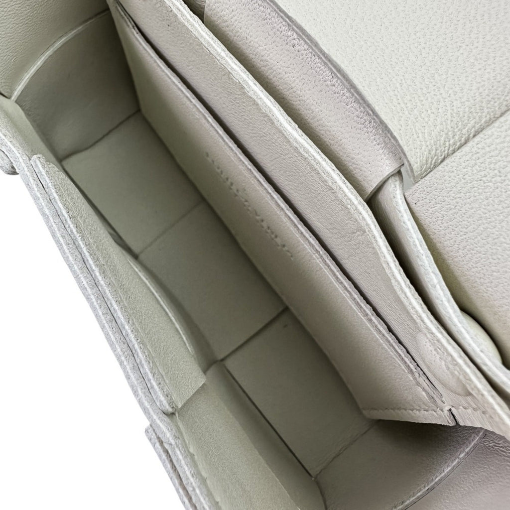 Bottega Veneta White Leather Shoulder Bag