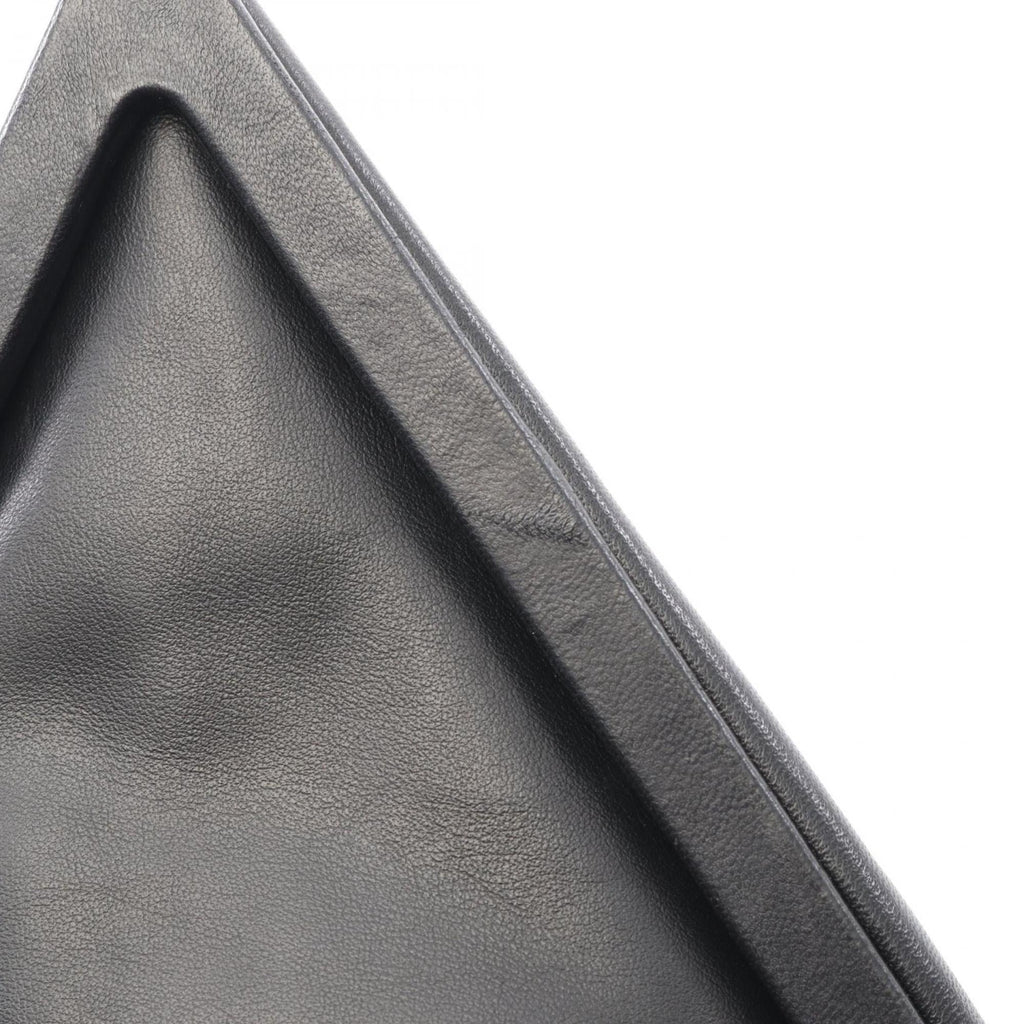 Bottega Veneta Black Leather Clutch Bag