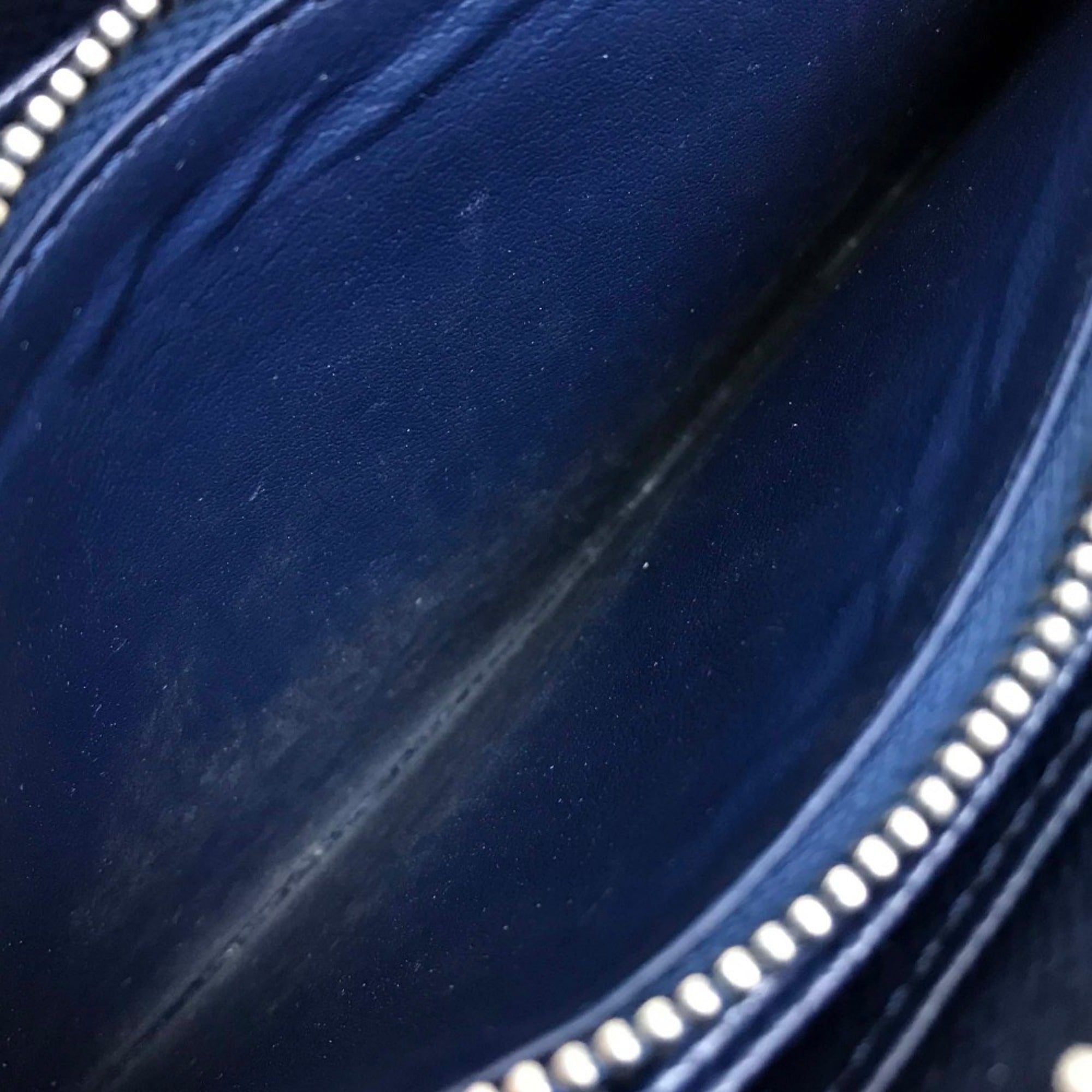 Louis Vuitton Blue Leather Long Wallet