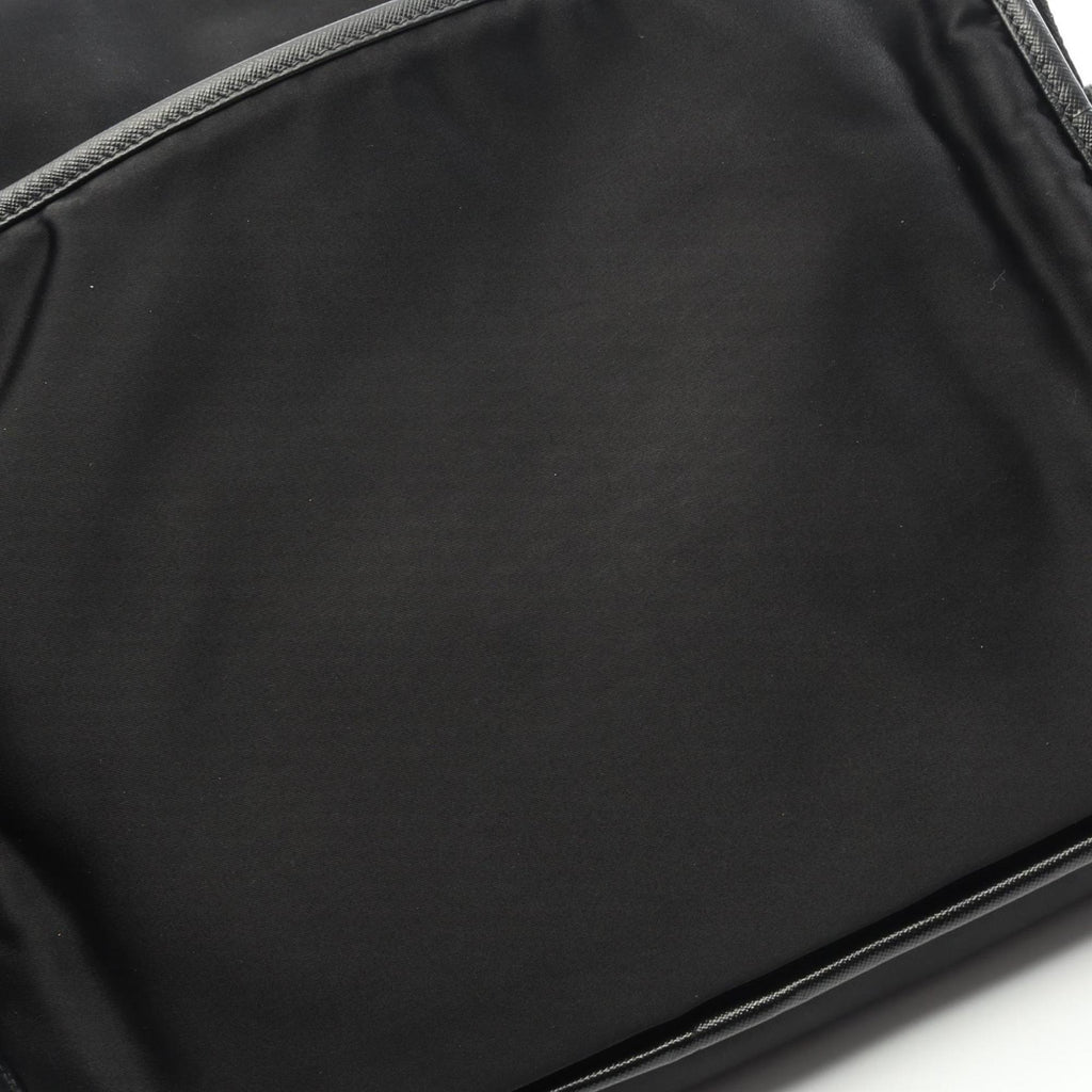 Prada Black Nylon Saffiano Triangle Shoulder Bag