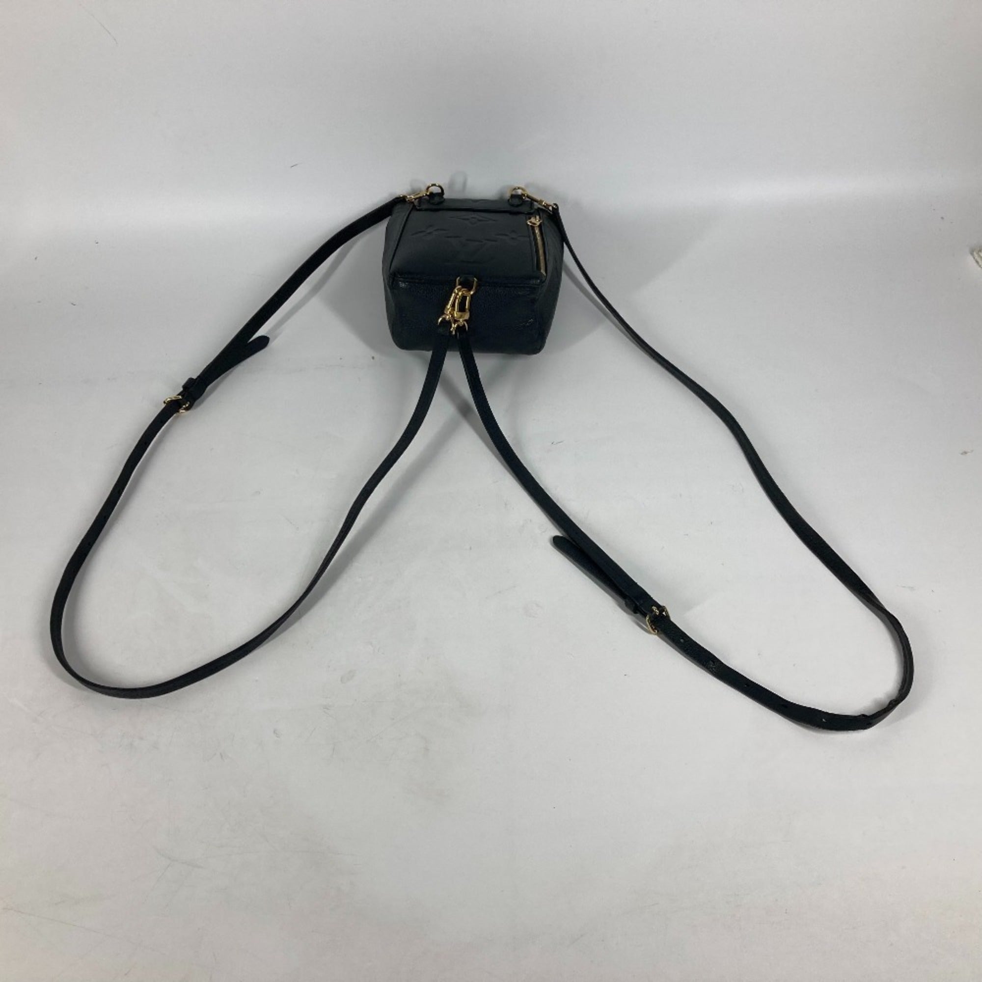 Louis Vuitton Black Noir Monogram Empreinte Backpack