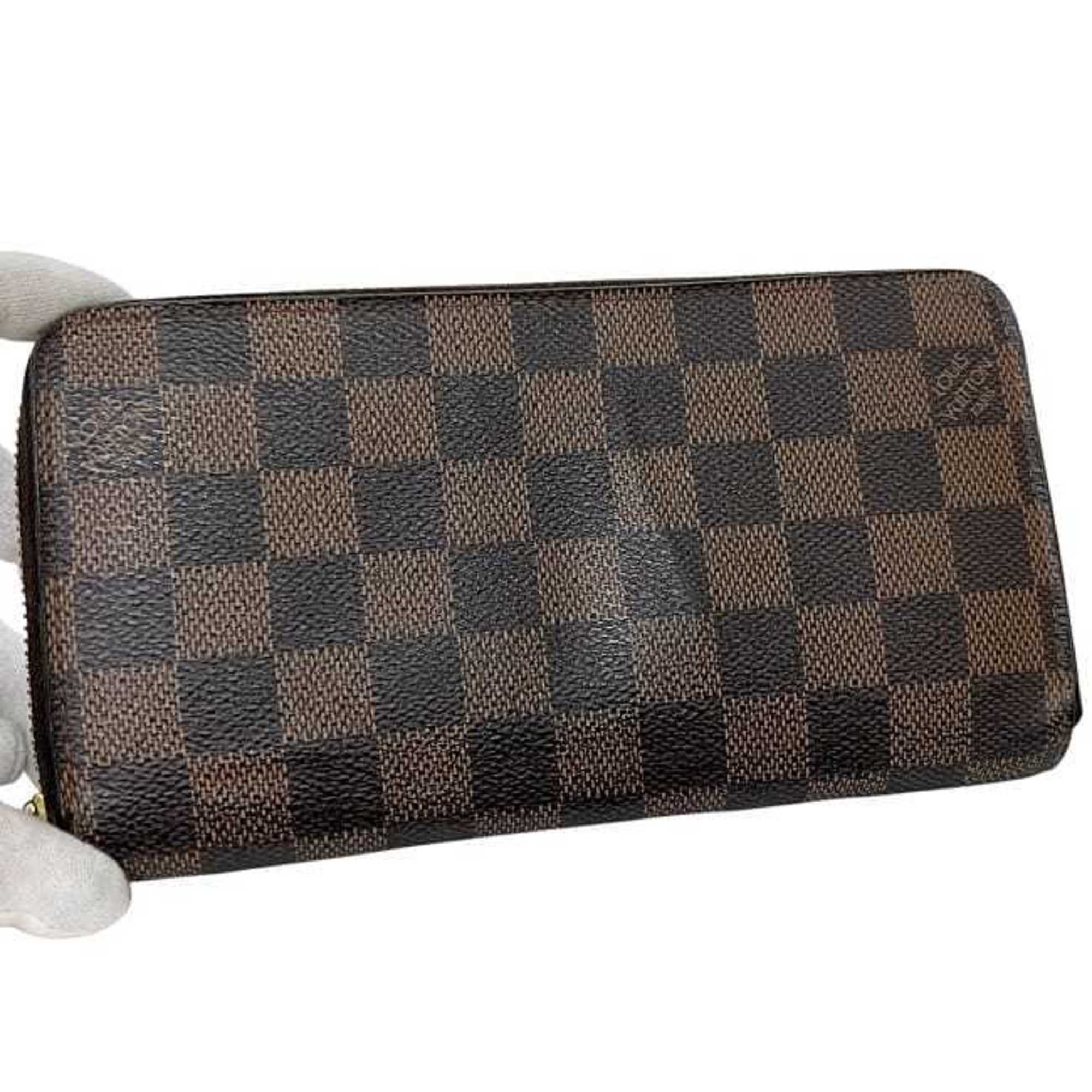 Louis Vuitton Damier Brown Damier Canvas Ebene Damier Canvas Coin Purse/Coin Case