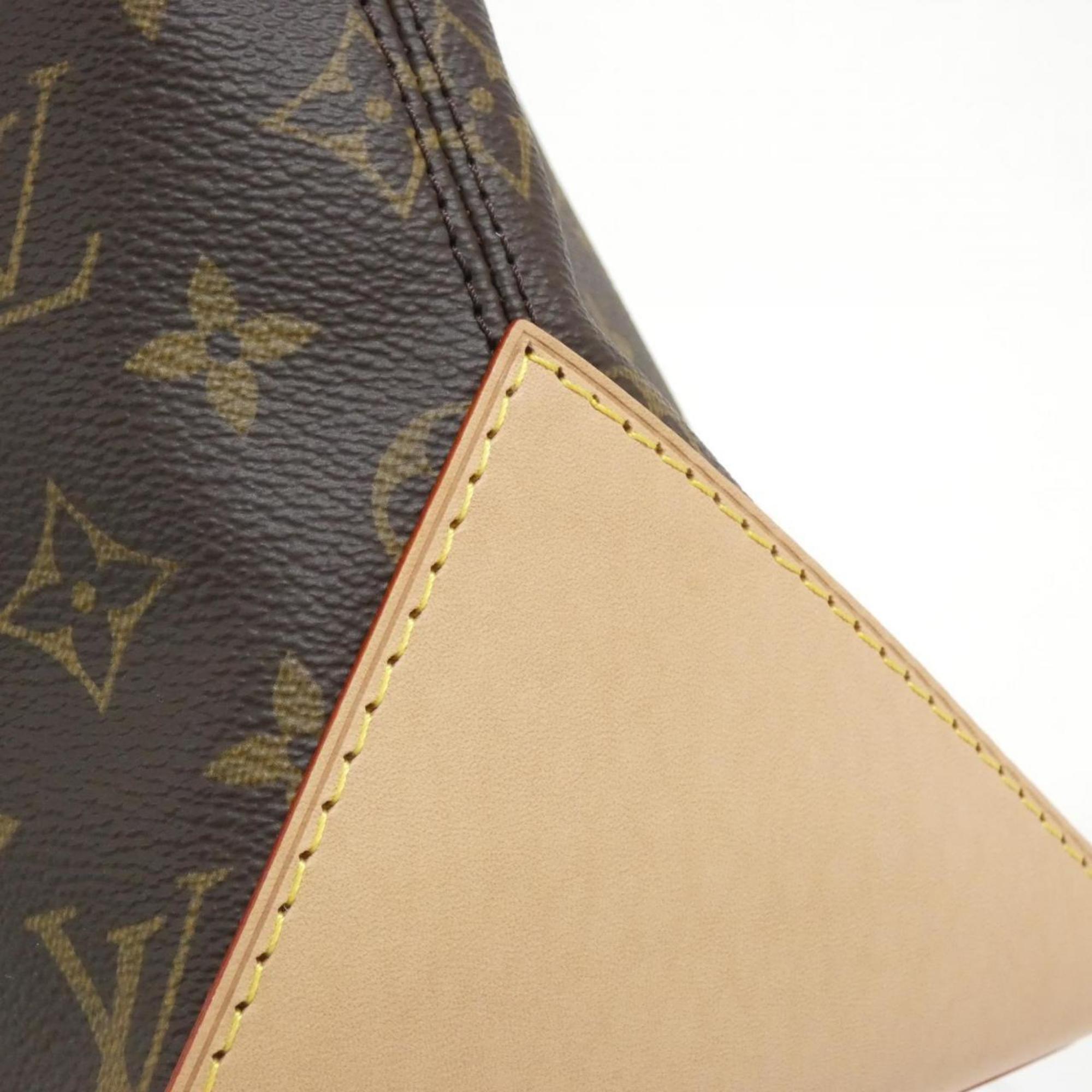 Louis Vuitton Marron Coated Canvas Shoulder Bag