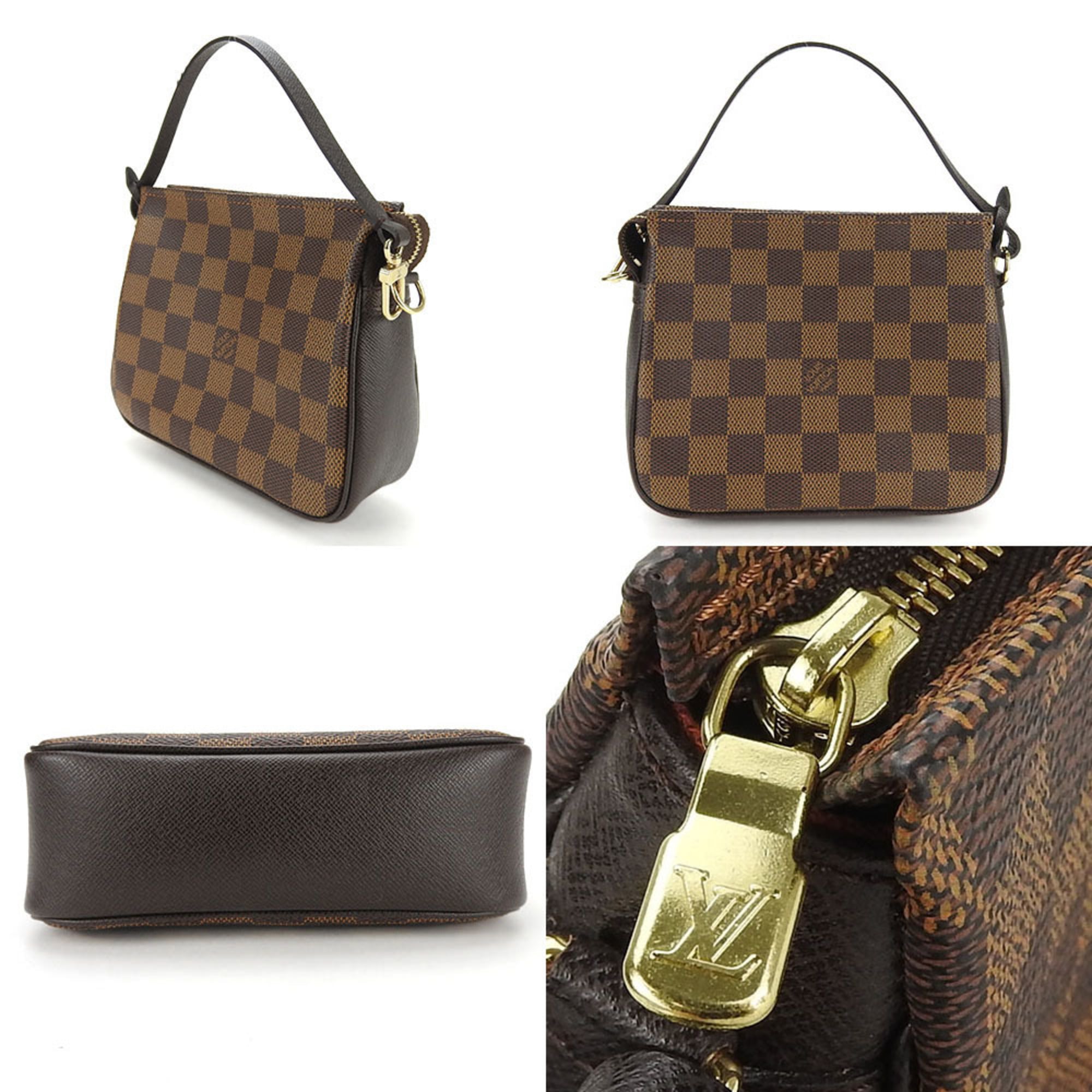 Louis Vuitton Damier Damier Canvas Ebene Damier Canvas Pouch