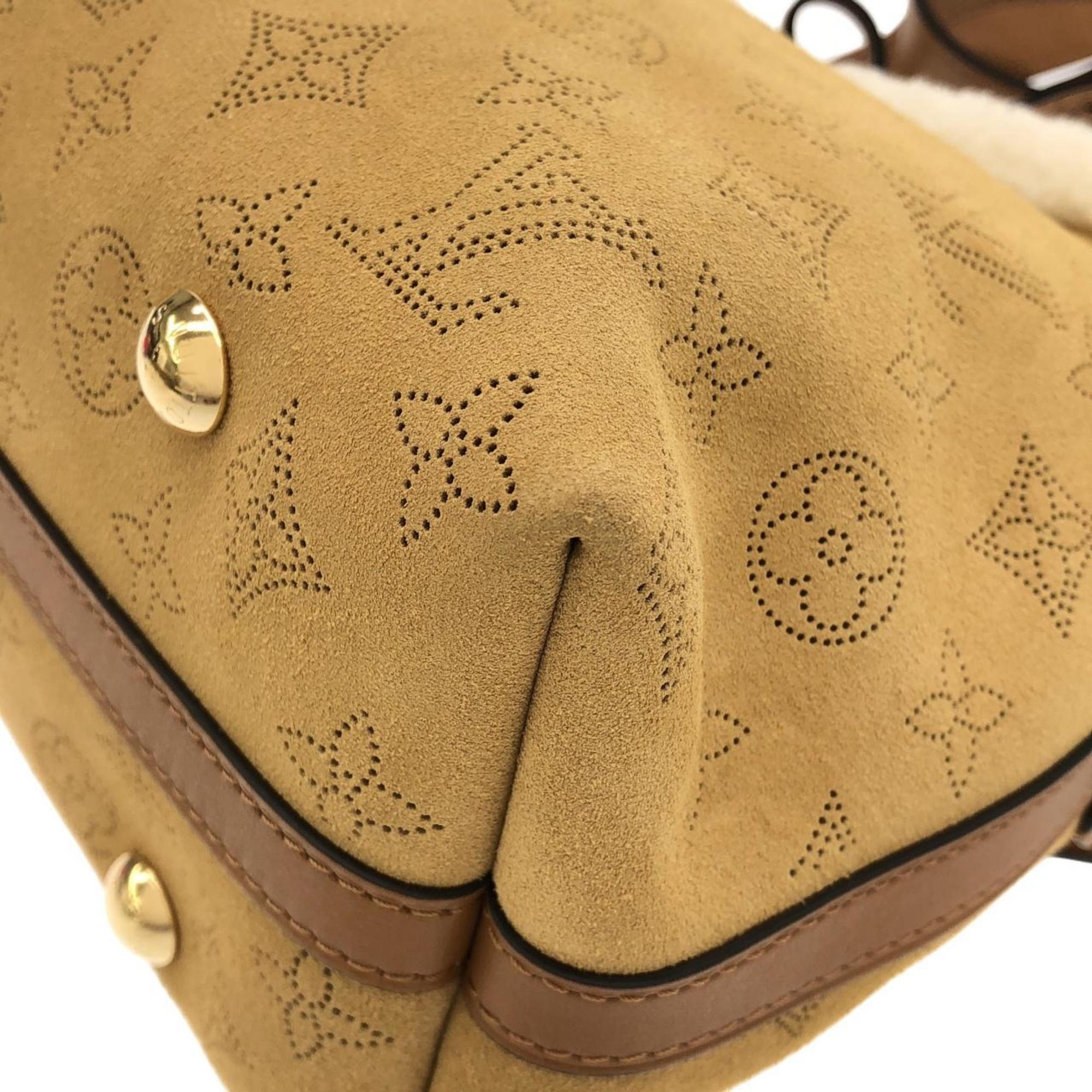 Louis Vuitton Beige Leather Shoulder Bag