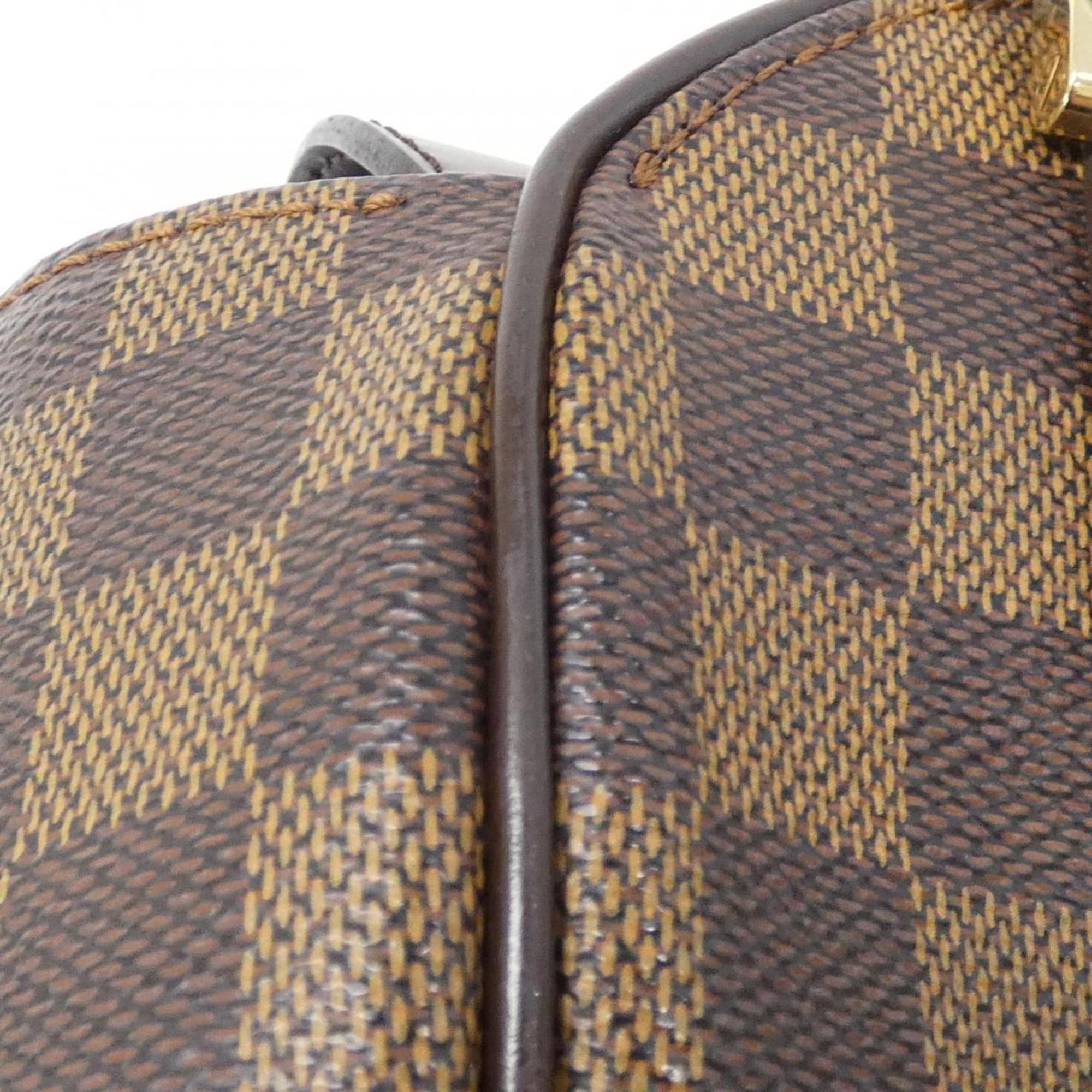 Louis Vuitton Ebene Coated Canvas Handbag