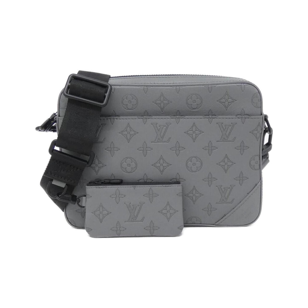 Louis Vuitton Black Leather Shoulder Bag