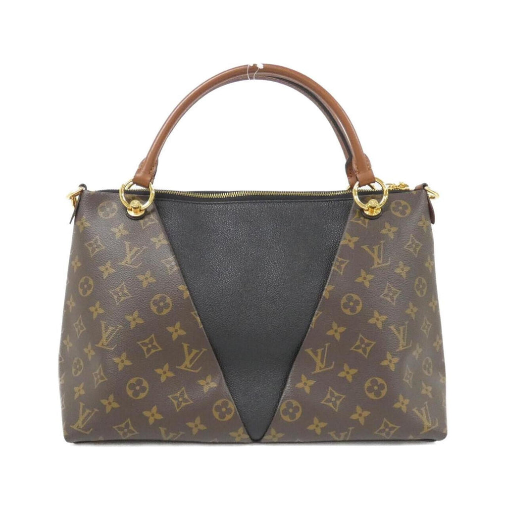 Louis Vuitton Brown Coated Canvas Leather Handbag