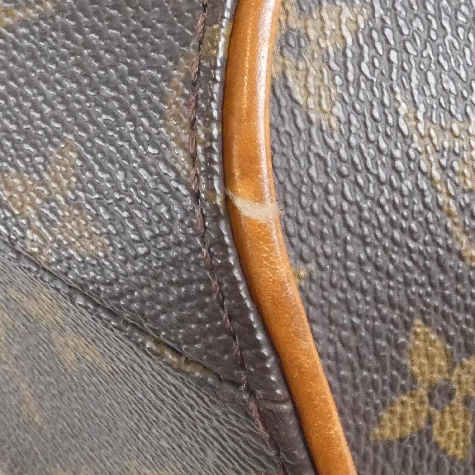 Louis Vuitton Brown Coated Canvas Handbag