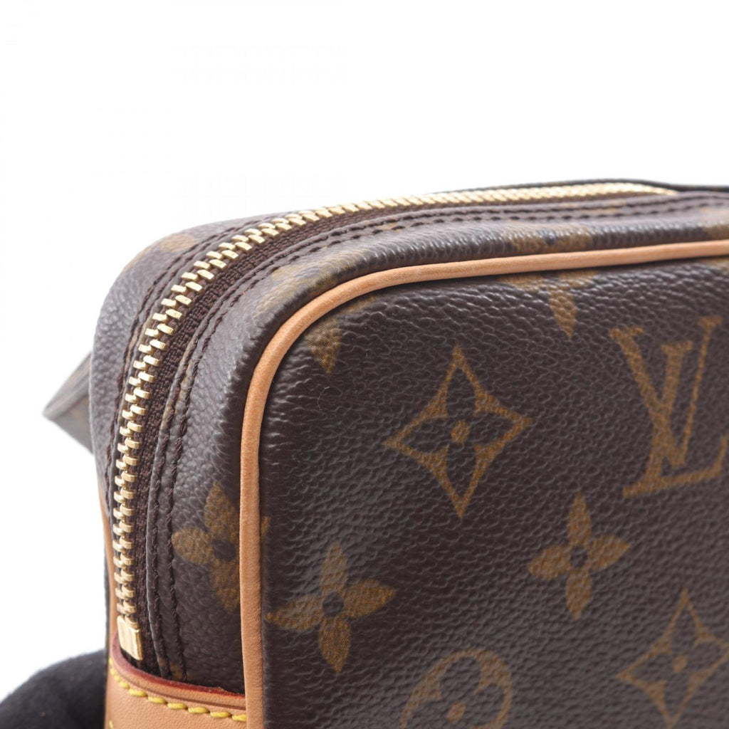 Louis Vuitton Brown Coated Canvas Pvc Monogram Leather Shoulder Bag