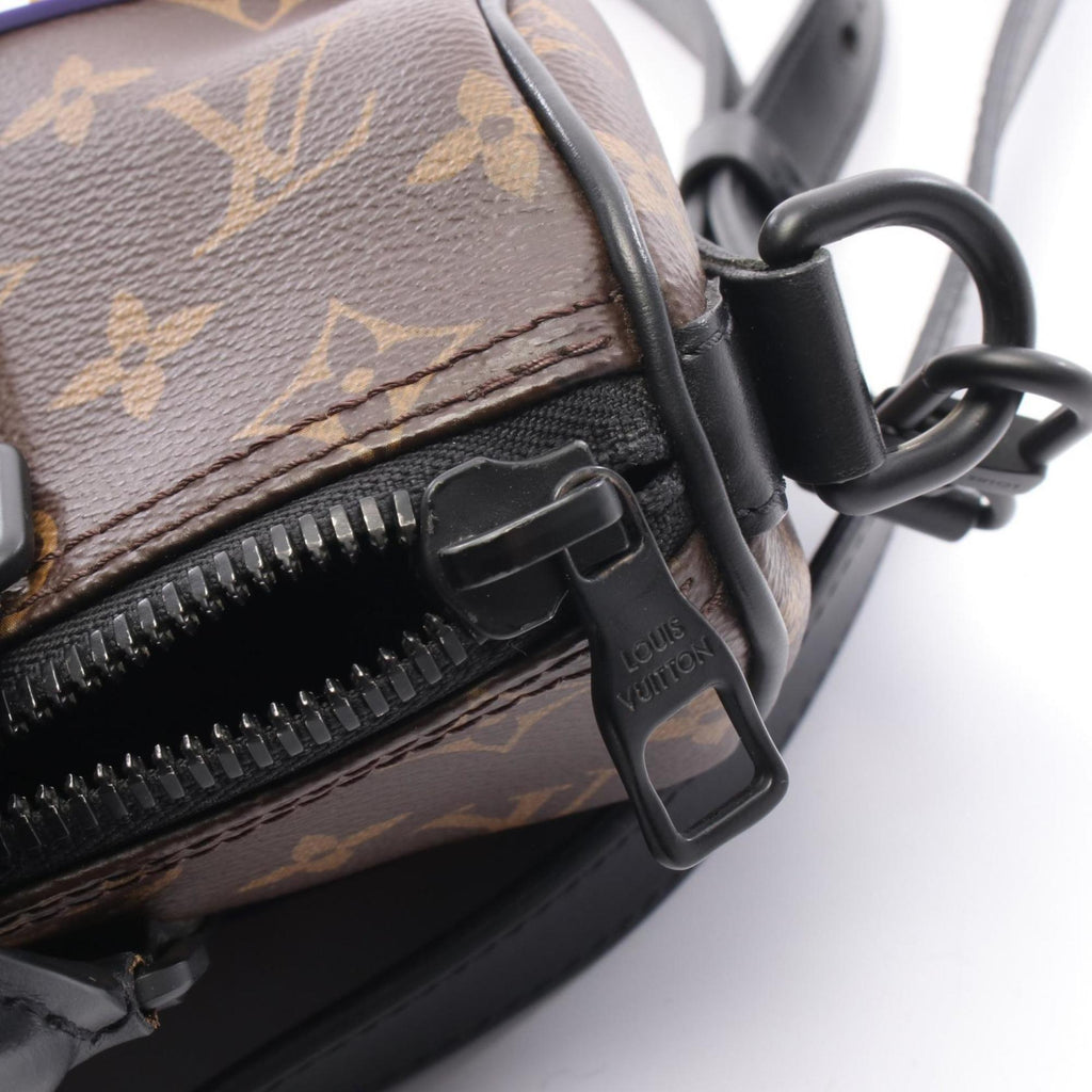 Louis Vuitton Black Brown Monogram Multi-Color Monogram Leather Rubber Tote Bag