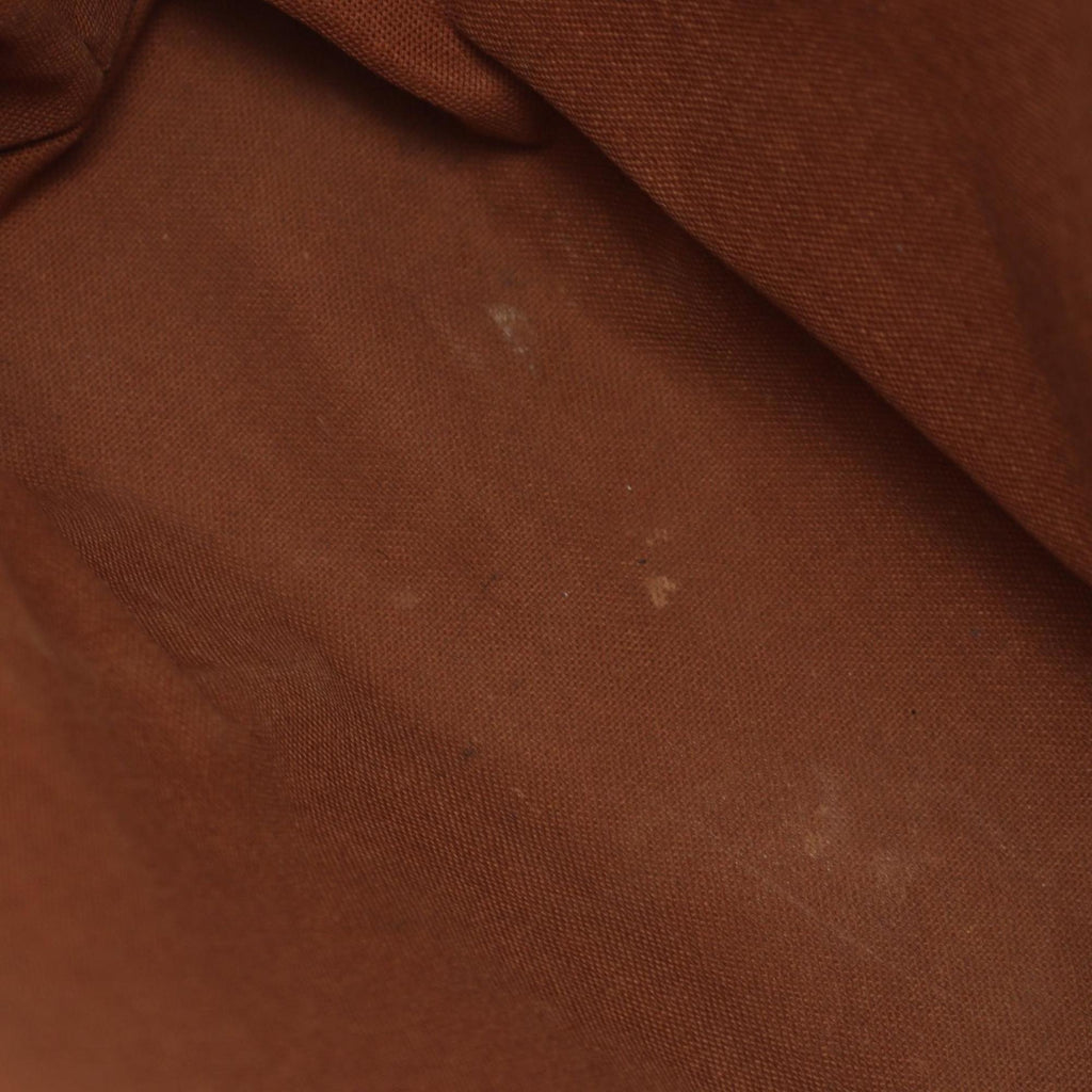 Louis Vuitton Brown Coated Canvas Leather Tote Bag
