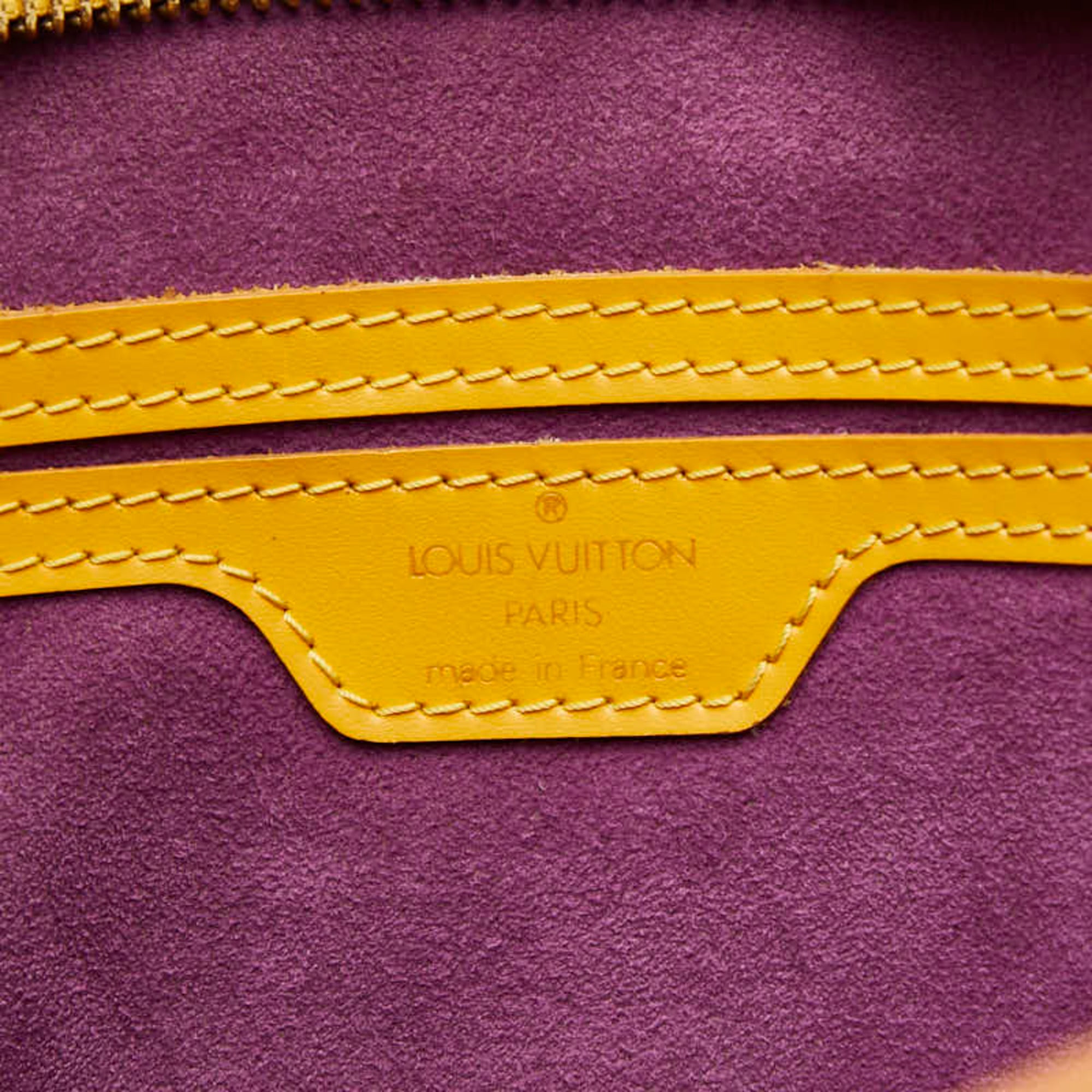 Louis Vuitton Yellow Leather Shoulder Bag
