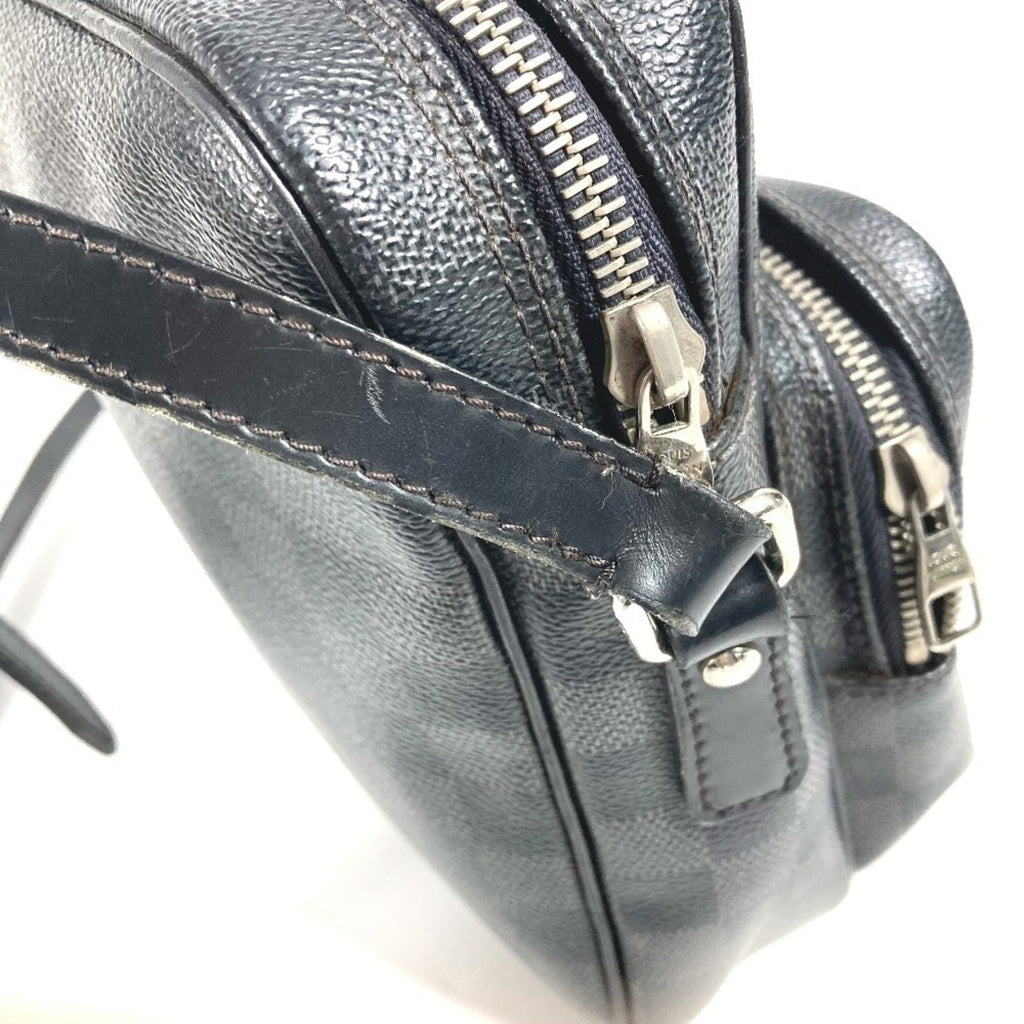 Louis Vuitton Black Damier Graphite Damier Graphite Pochette Shoulder Bag