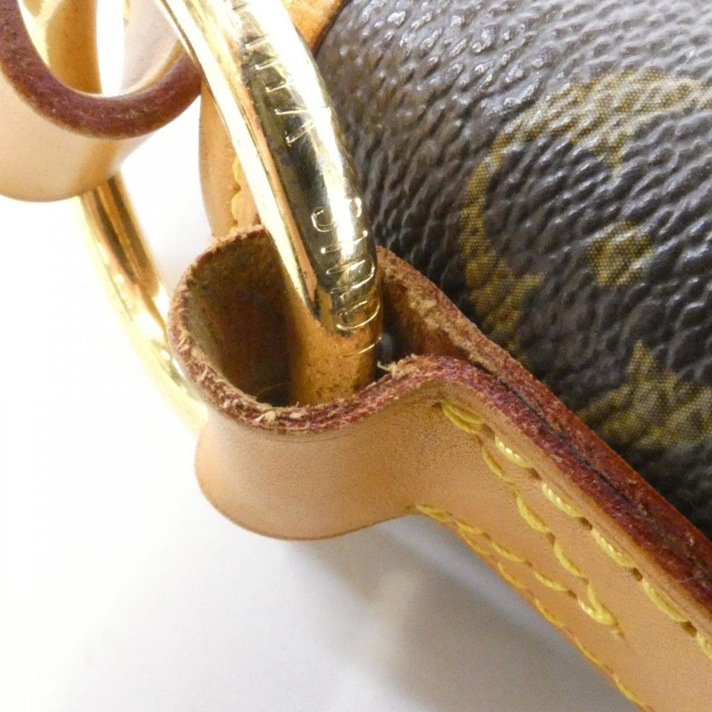 Louis Vuitton Marron Coated Canvas Shoulder Bag