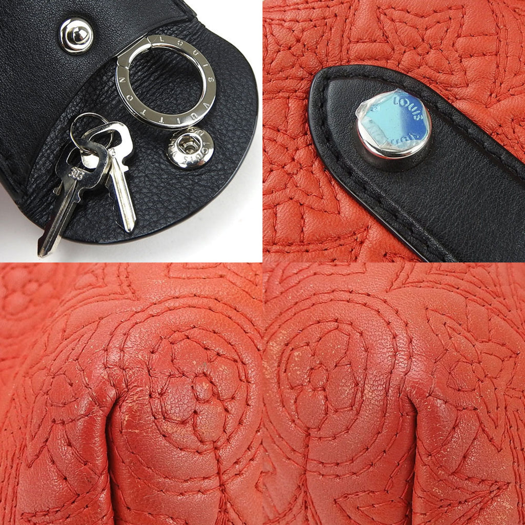 Louis Vuitton Black Red Color Monogram Shoulder Bag