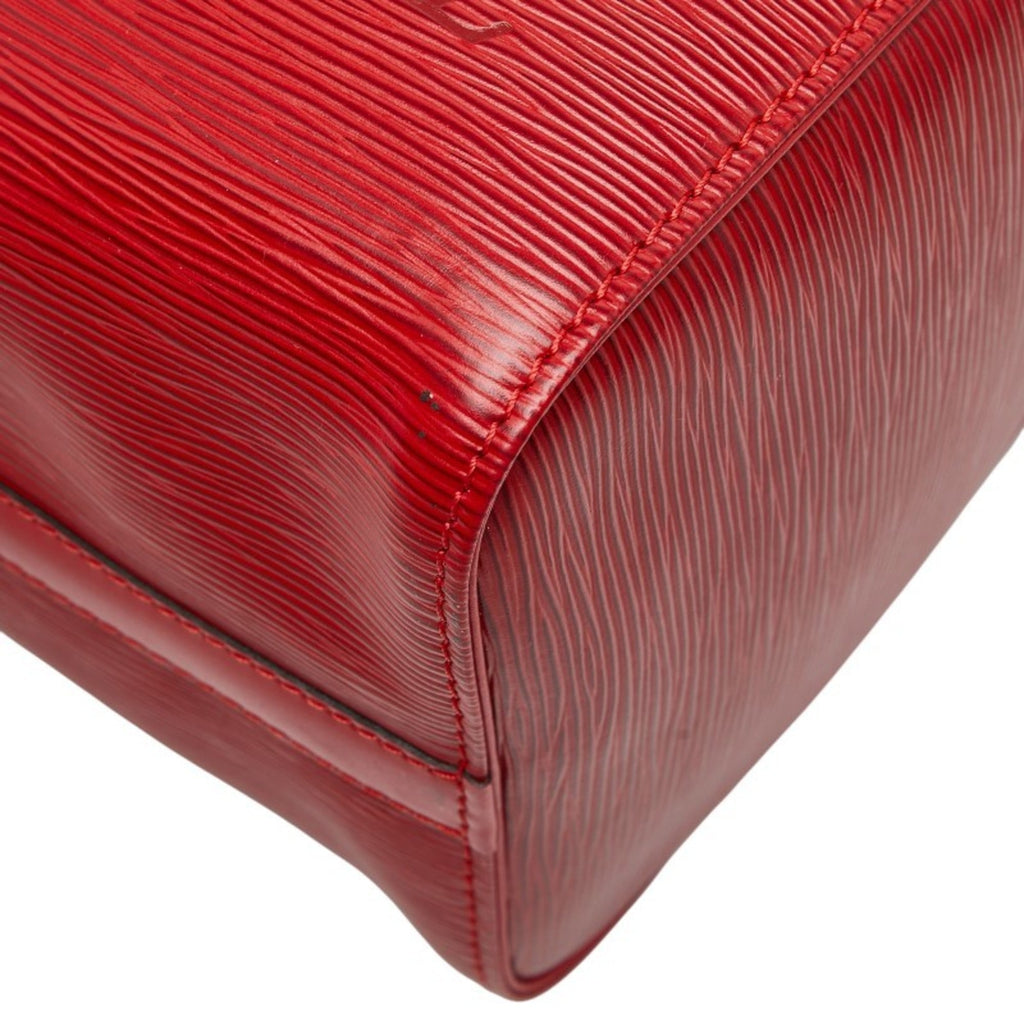 Louis Vuitton Castilian Red Leather Boston Bag Handbag
