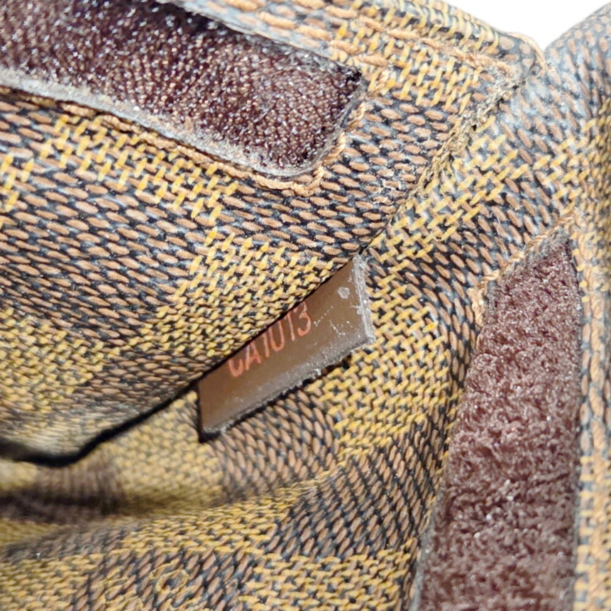 Louis Vuitton Brown Damier Canvas Shoulder Bag Sling Bag