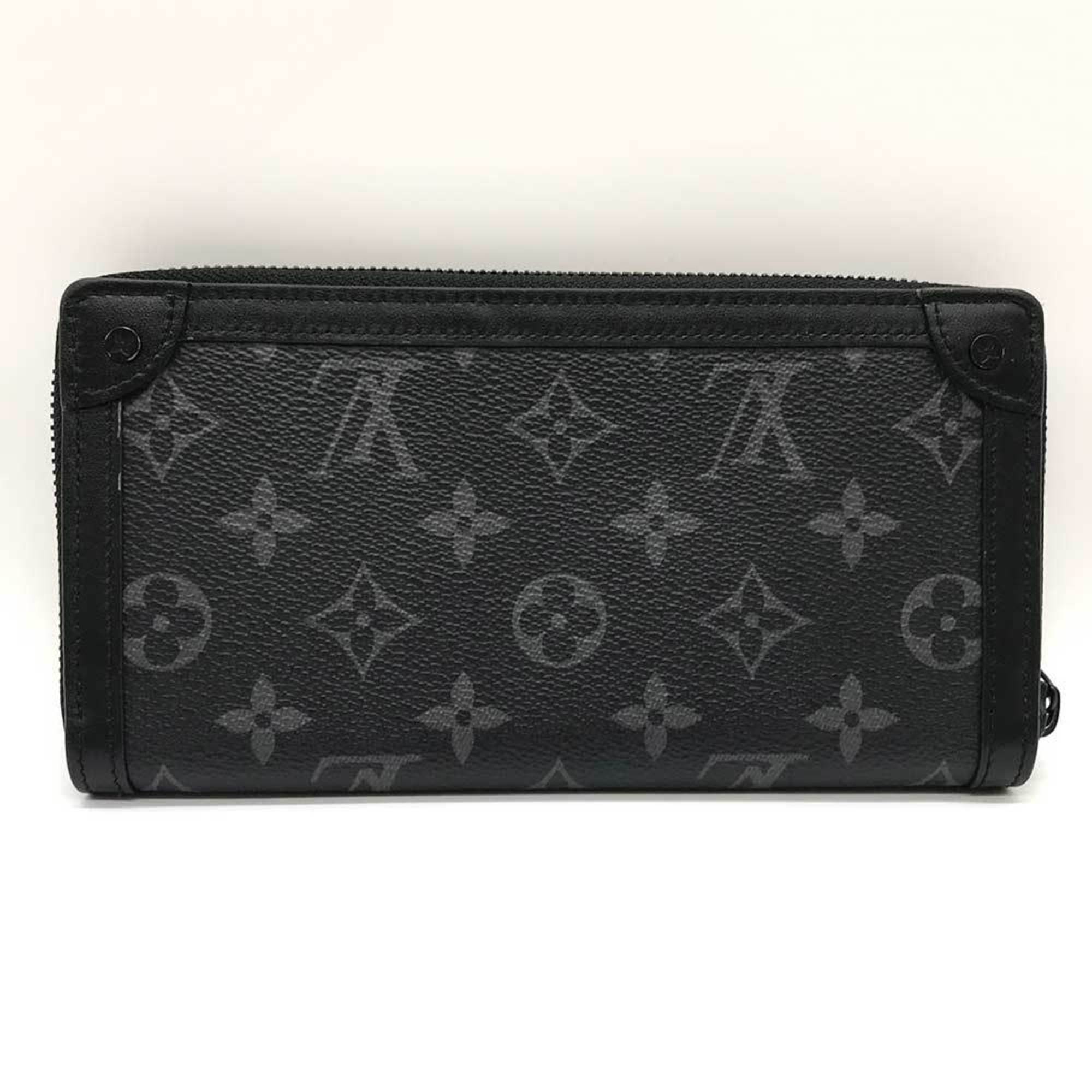 Louis Vuitton Black Monogram Eclipse Monogram Eclipse Long Wallet