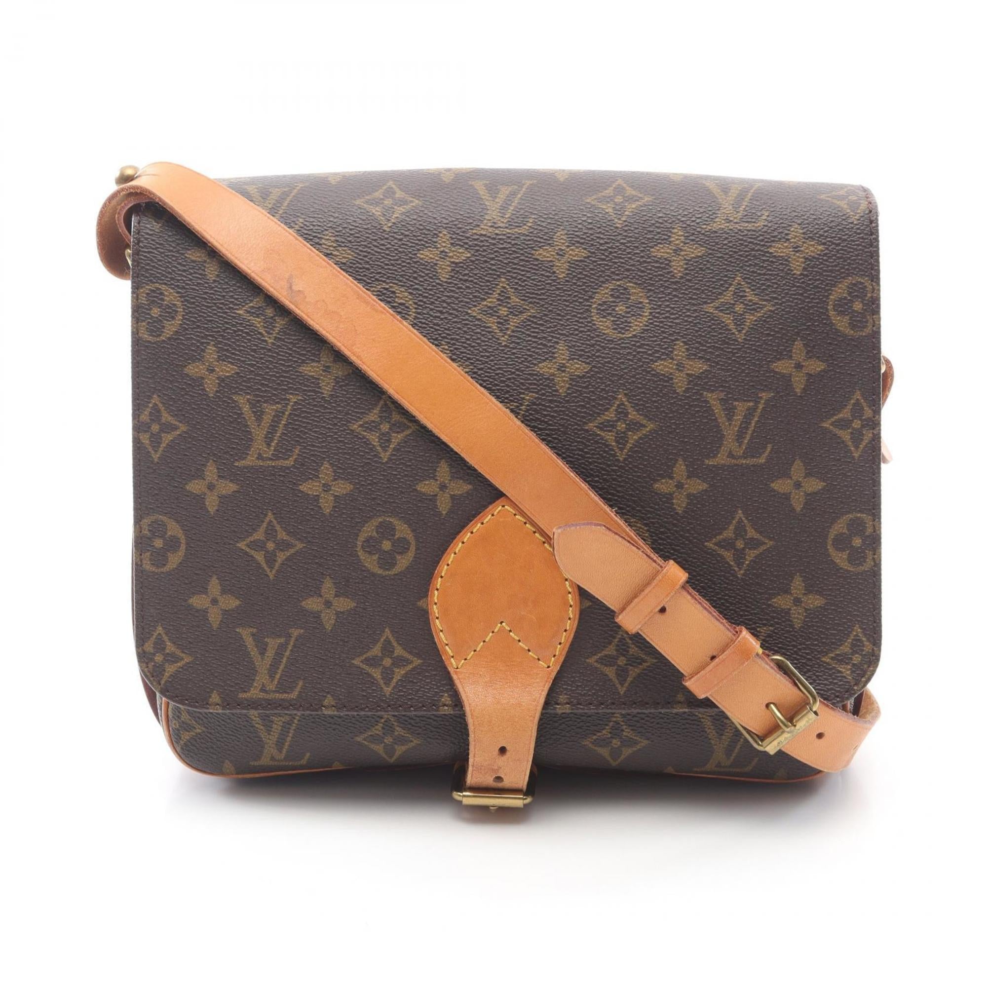 Louis Vuitton Brown Coated Canvas Pvc Leather Shoulder Bag
