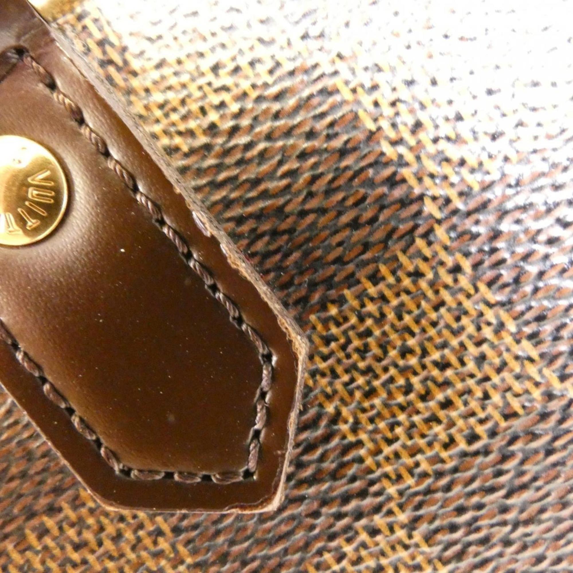 Louis Vuitton Ebene Coated Canvas Handbag