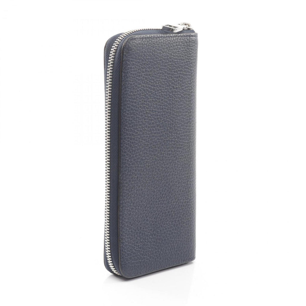 Louis Vuitton Navy Leather Long Wallet