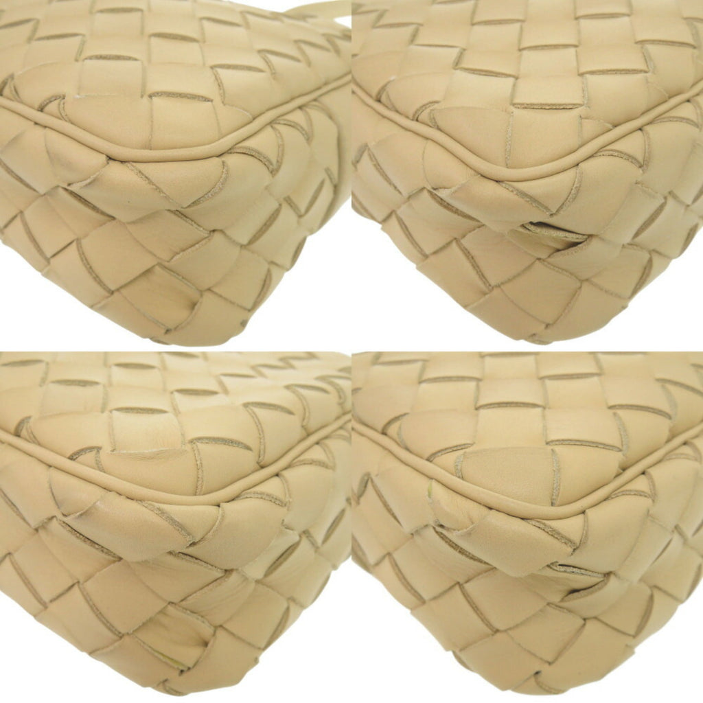 Bottega Veneta Beige Leather Shoulder Bag