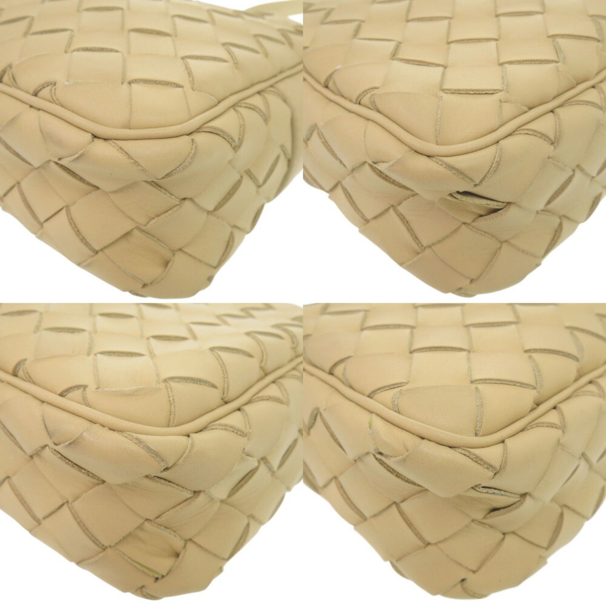 Bottega Veneta Beige Leather Shoulder Bag