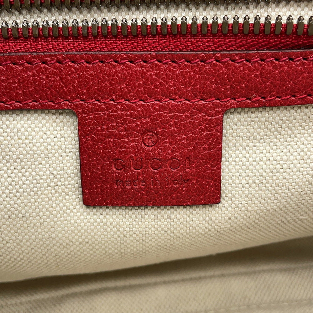 Gucci Multi-Color Red Color Canvas Fanny Pack Handbag (Pre-Owned)