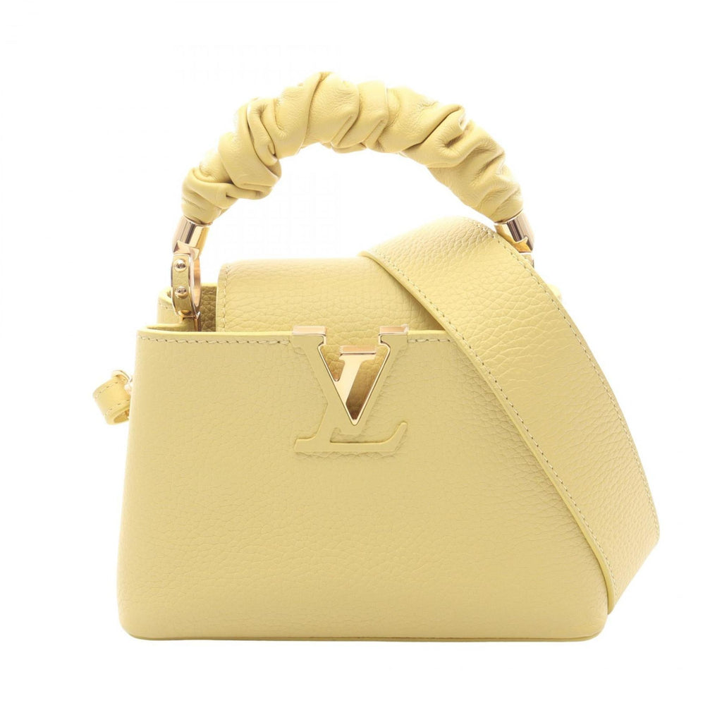 Louis Vuitton Yellow Leather Handbag