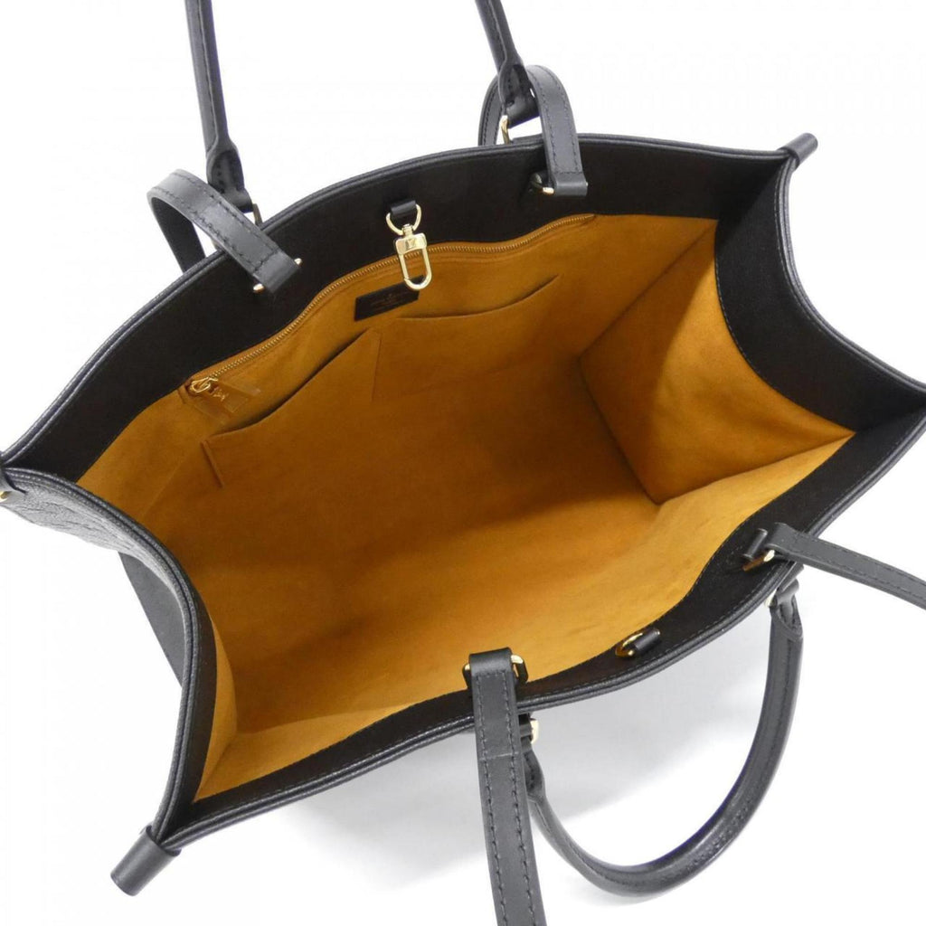 Louis Vuitton Black Leather Handbag