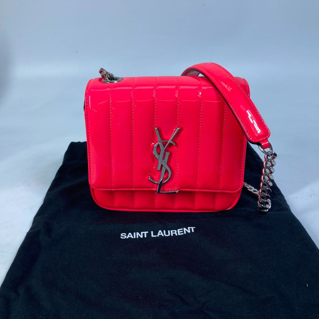 Saint Laurent Pink Leather Shoulder Bag (Pre-Owned)
